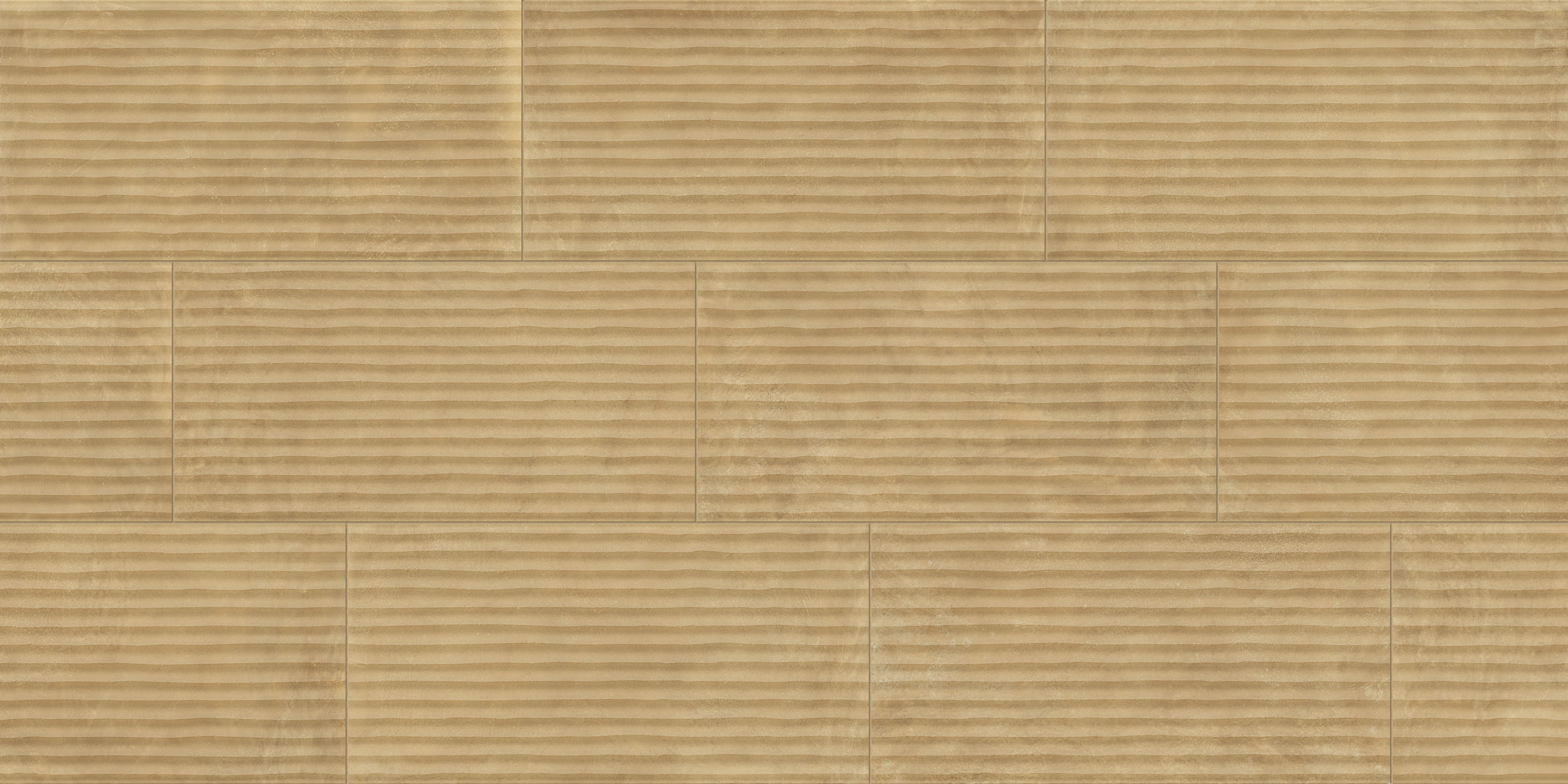 Earthen 12x24 Flute Porcelain Tile in Buttercup