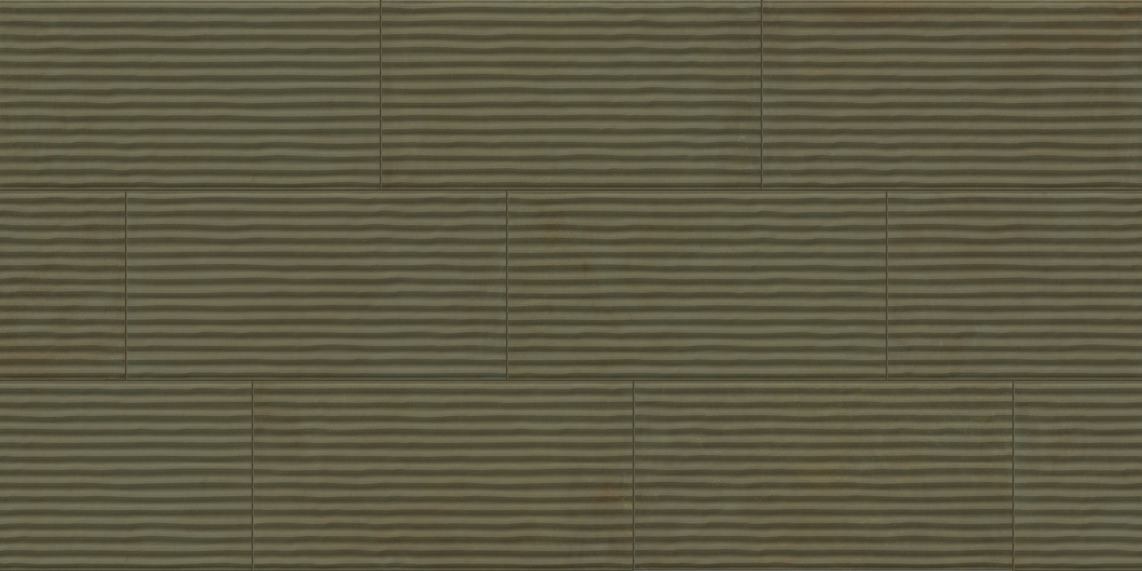 Earthen 12x24 Flute Porcelain Tile in Jade