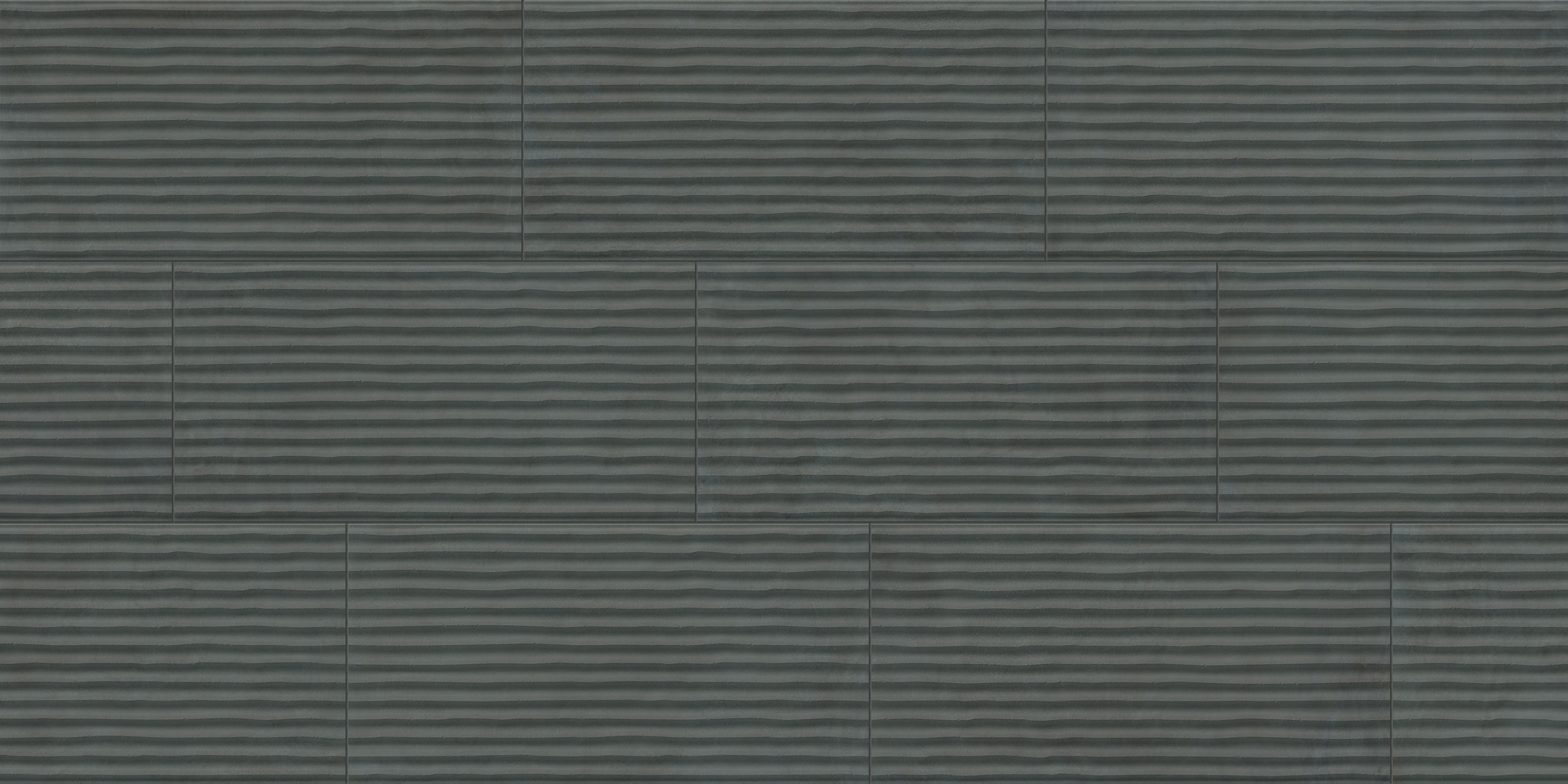 Earthen 12x24 Flute Porcelain Tile in Marine