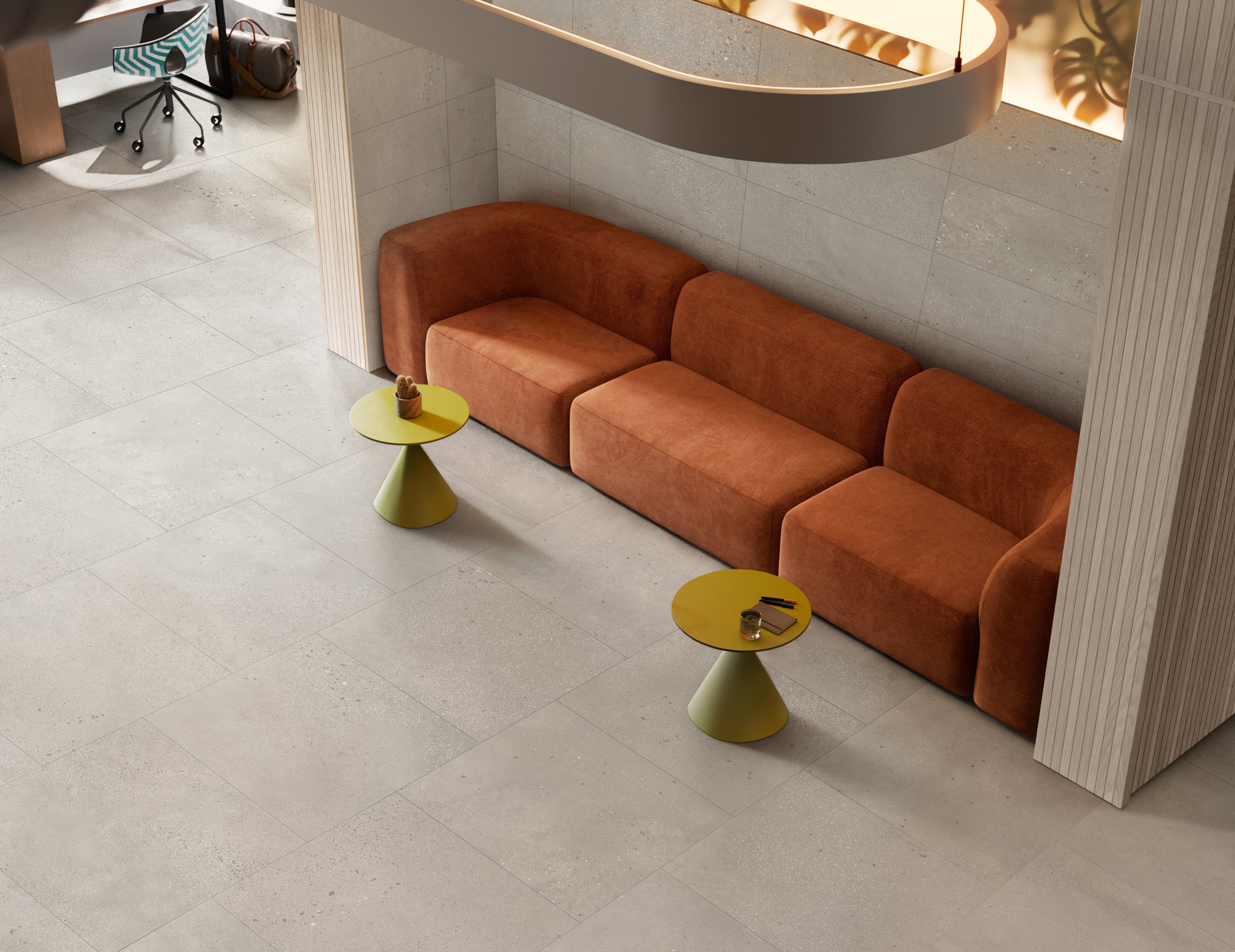 Area 51 24x24 Matte Porcelain Tile in Clay