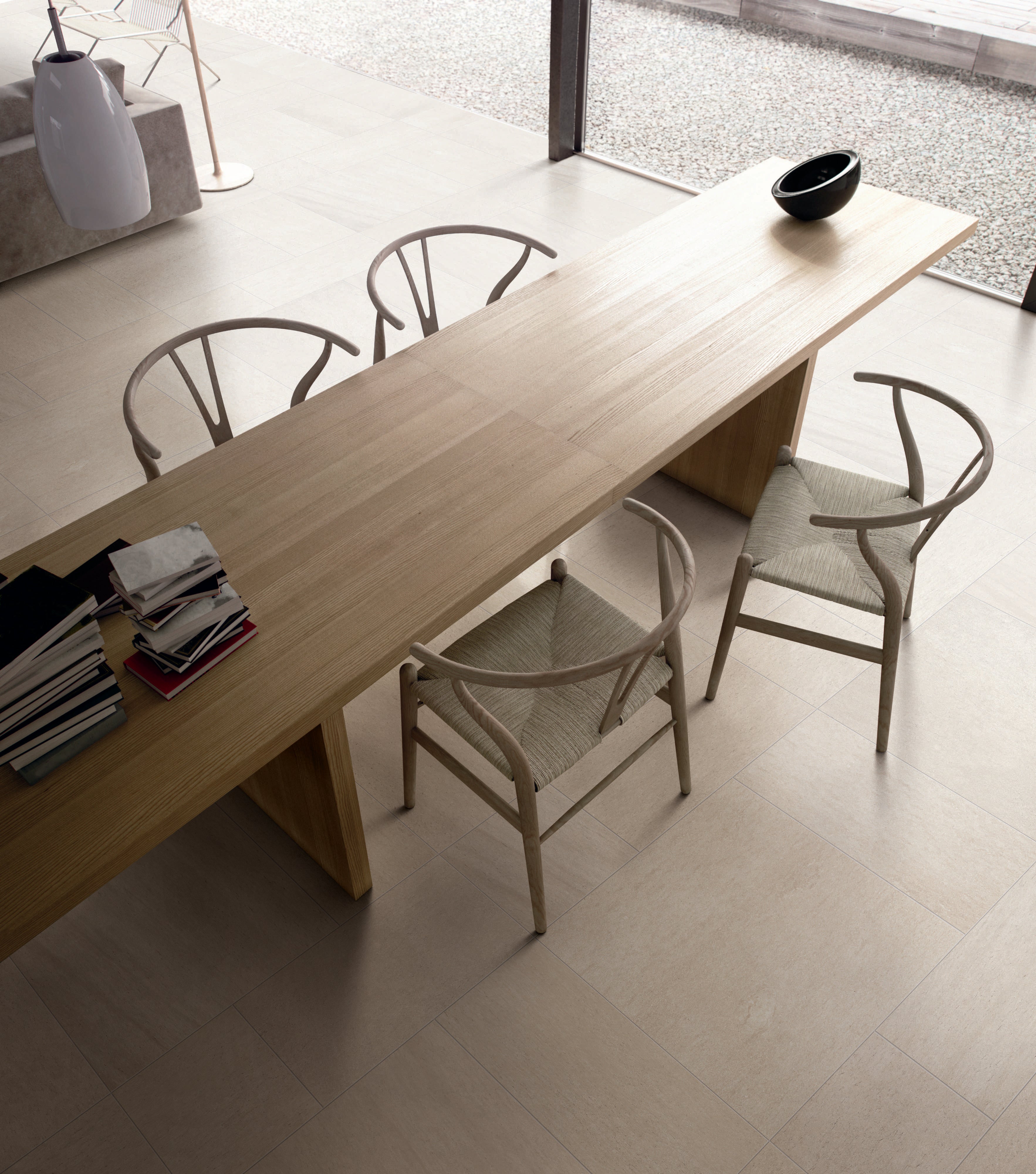 Basaltine 12x24 Matte Porcelain Tile in Sand