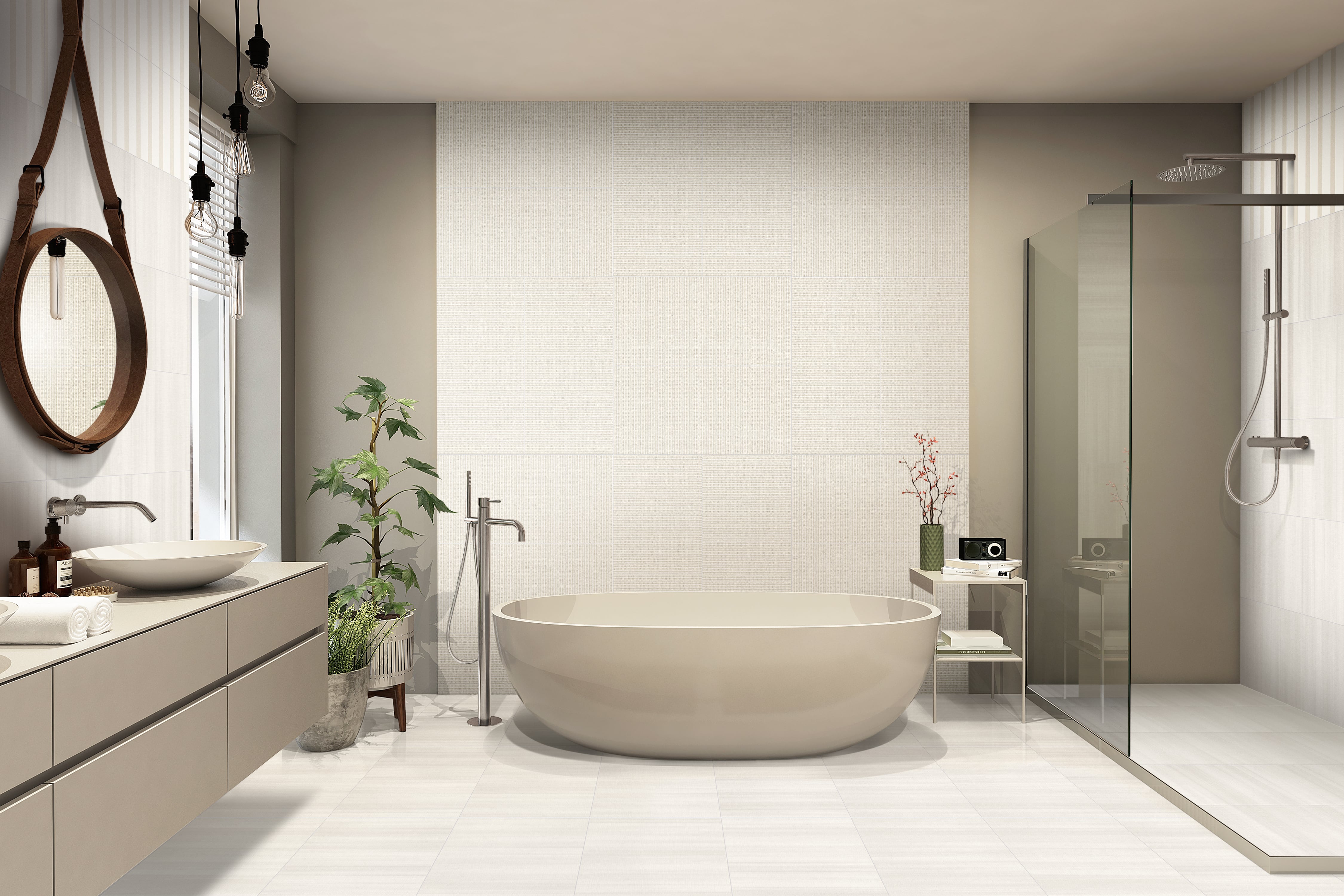 Bestow 12x24 Matte Porcelain Tile in Arku White