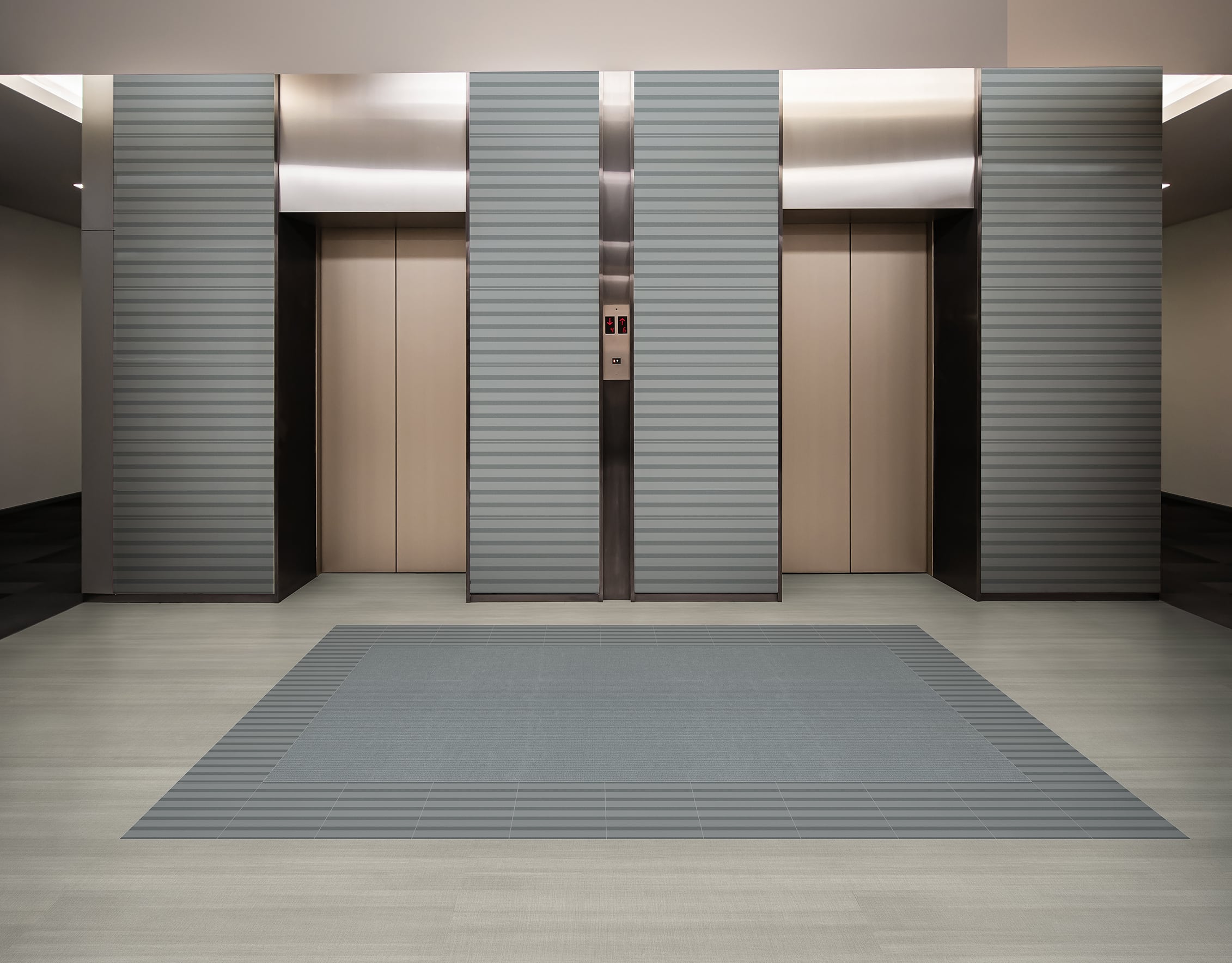 Bestow 24x24 Matte Porcelain Tile in Saori Indigo