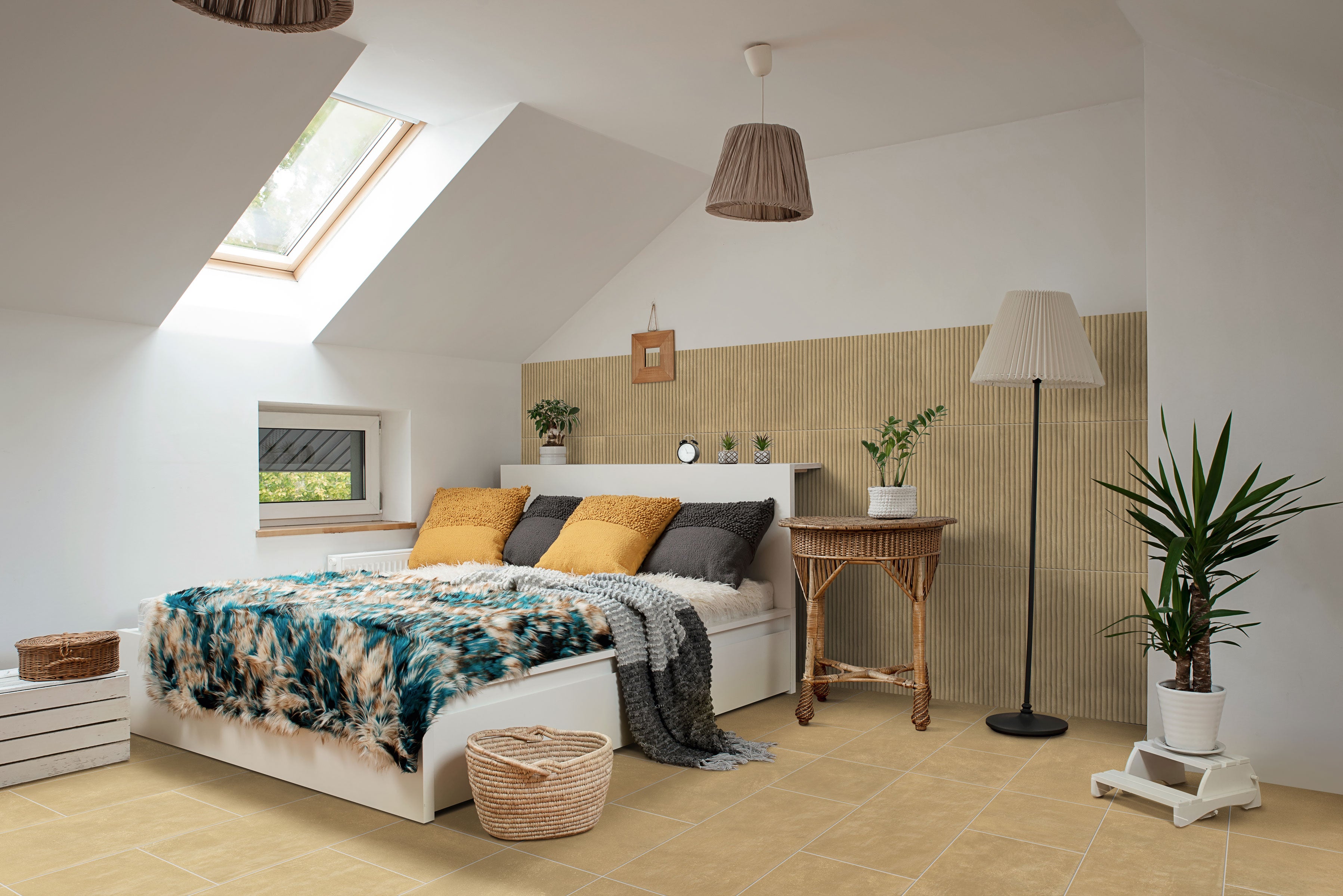 Earthen 12x24 Matte Porcelain Tile in Buttercup