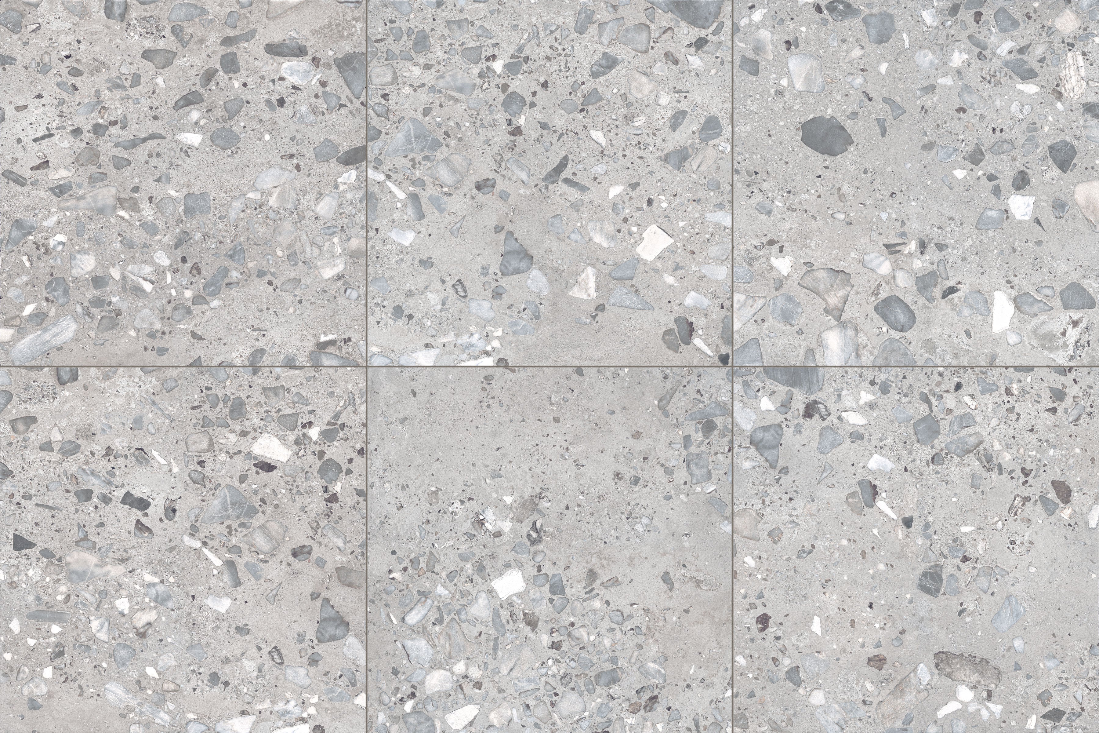 Earthen 24x24 Grip Porcelain 2CM Paver in Cobblestone