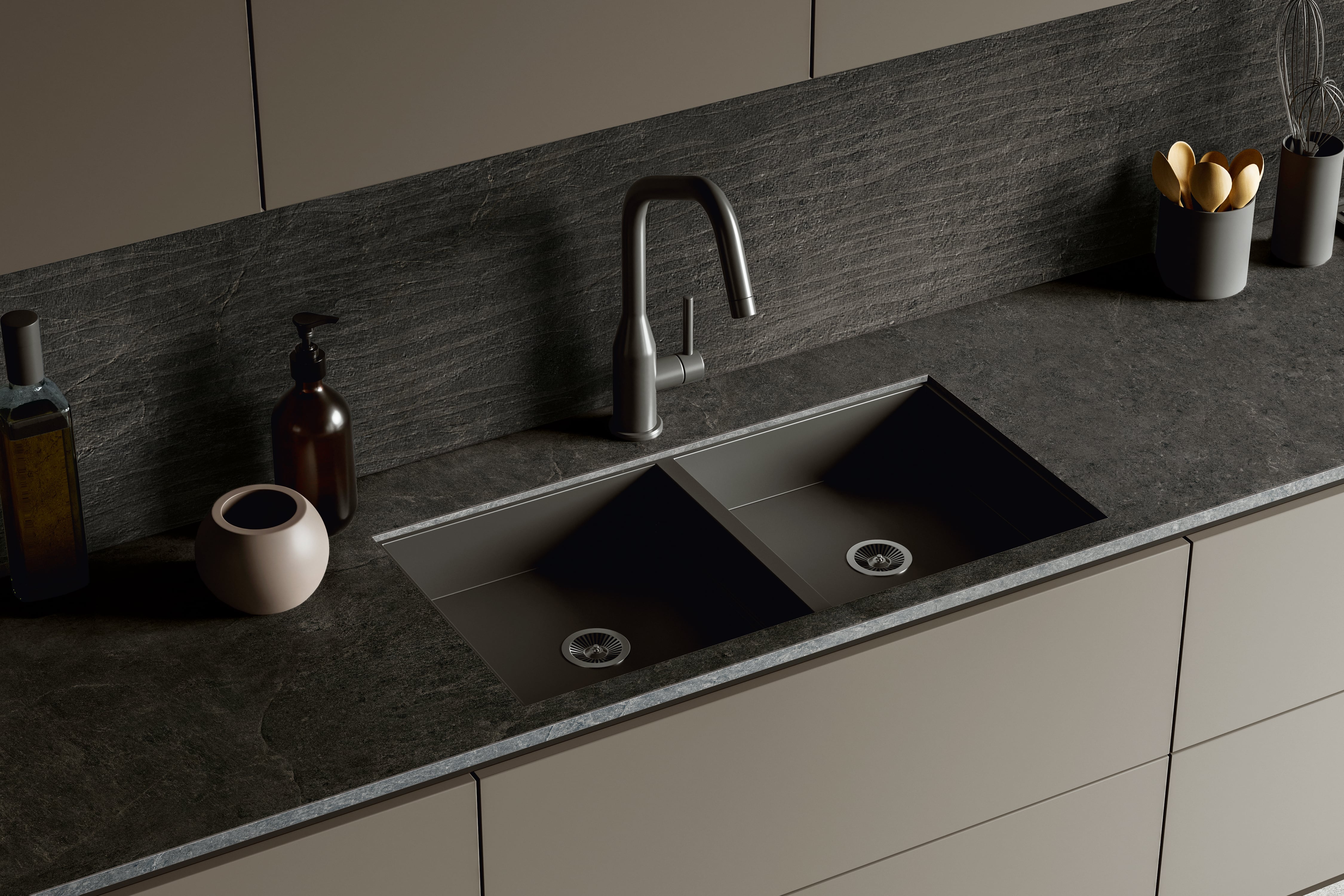 Farmhouse Living 48x110 Matte Deco Waved Porcelain Tile in Slate