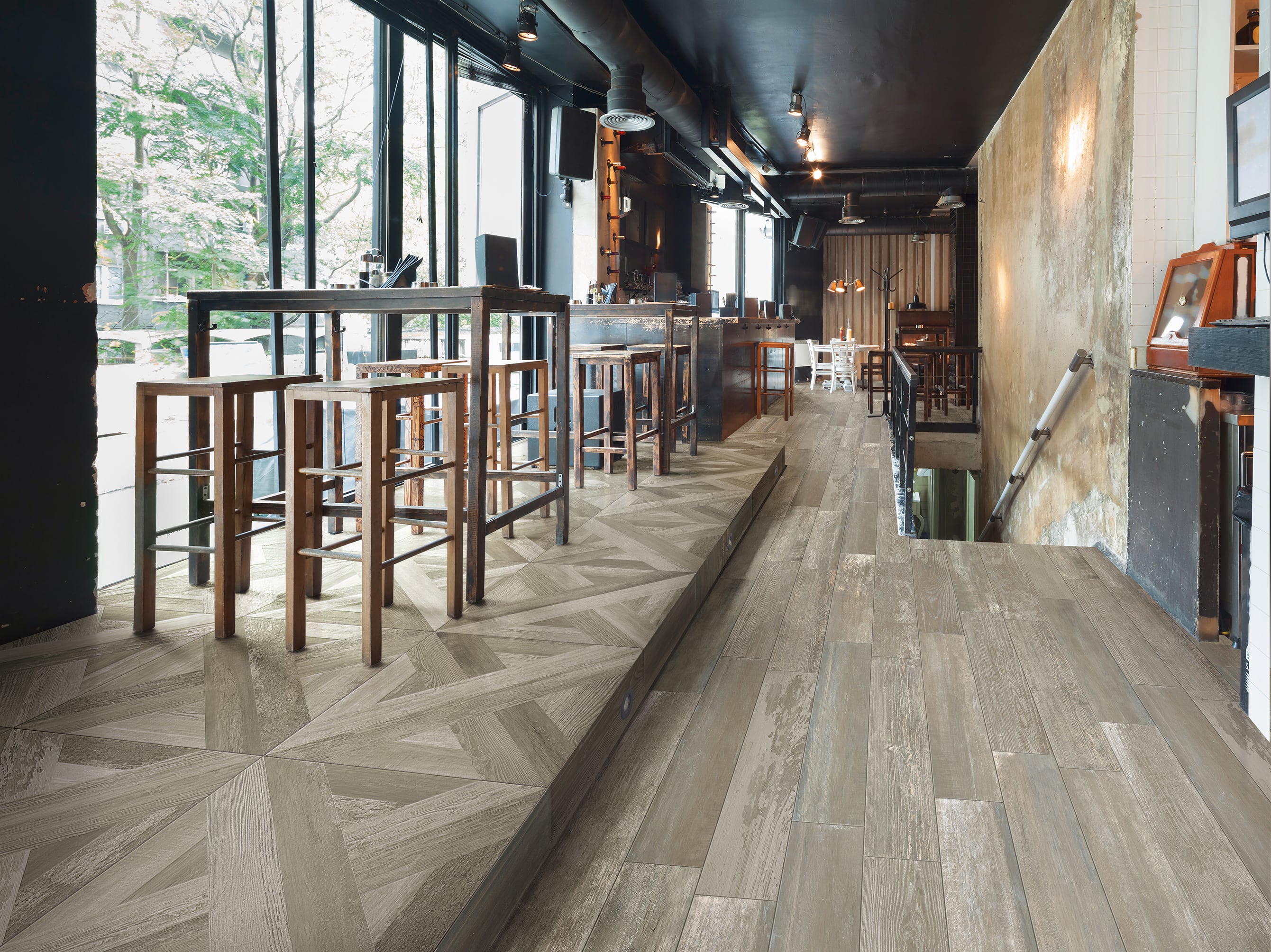 Loft 6x36 Matte Porcelain Tile in Smoke