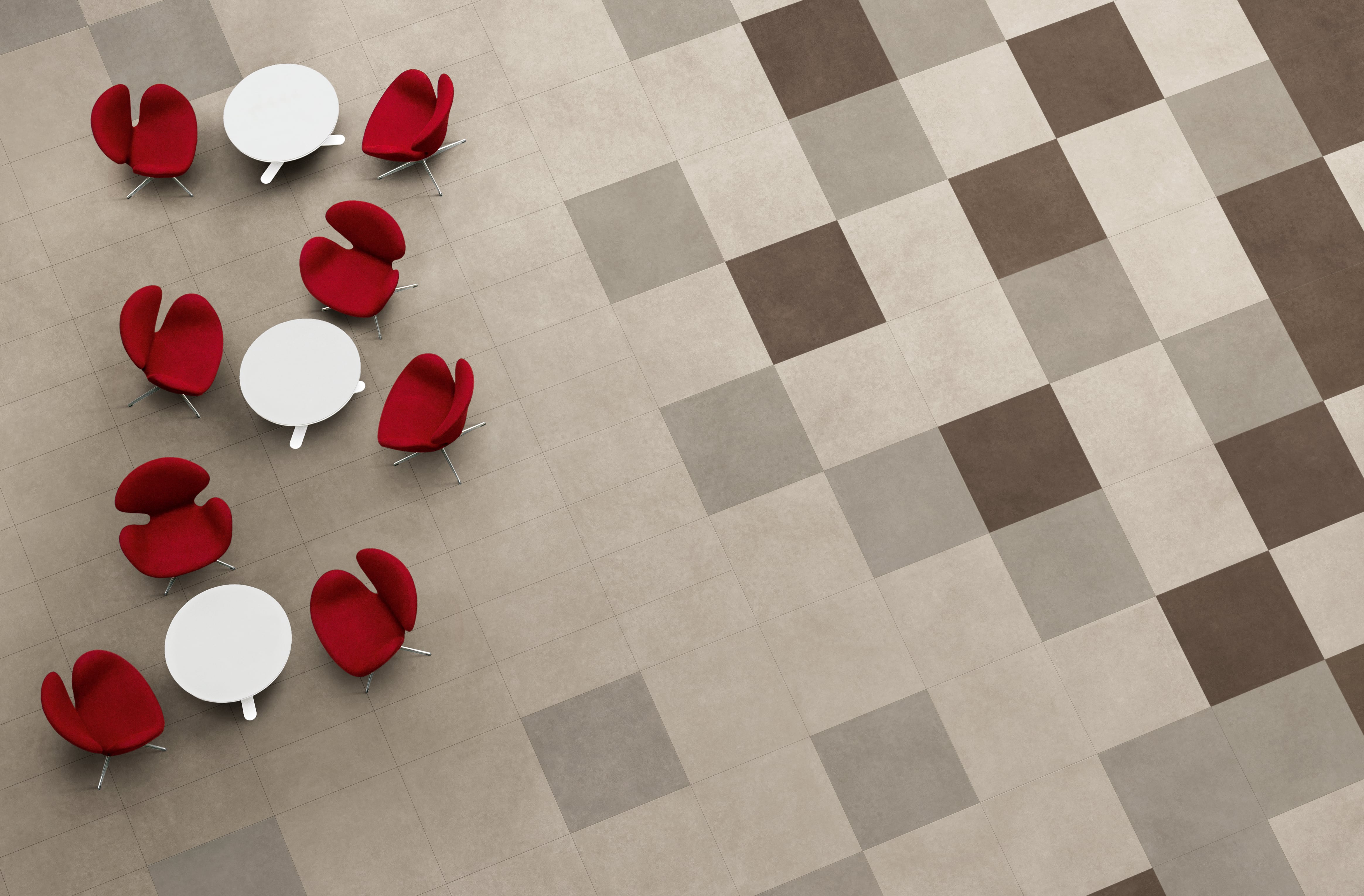 Plaster 2.0 16x32 Matte Porcelain Tile in Sand