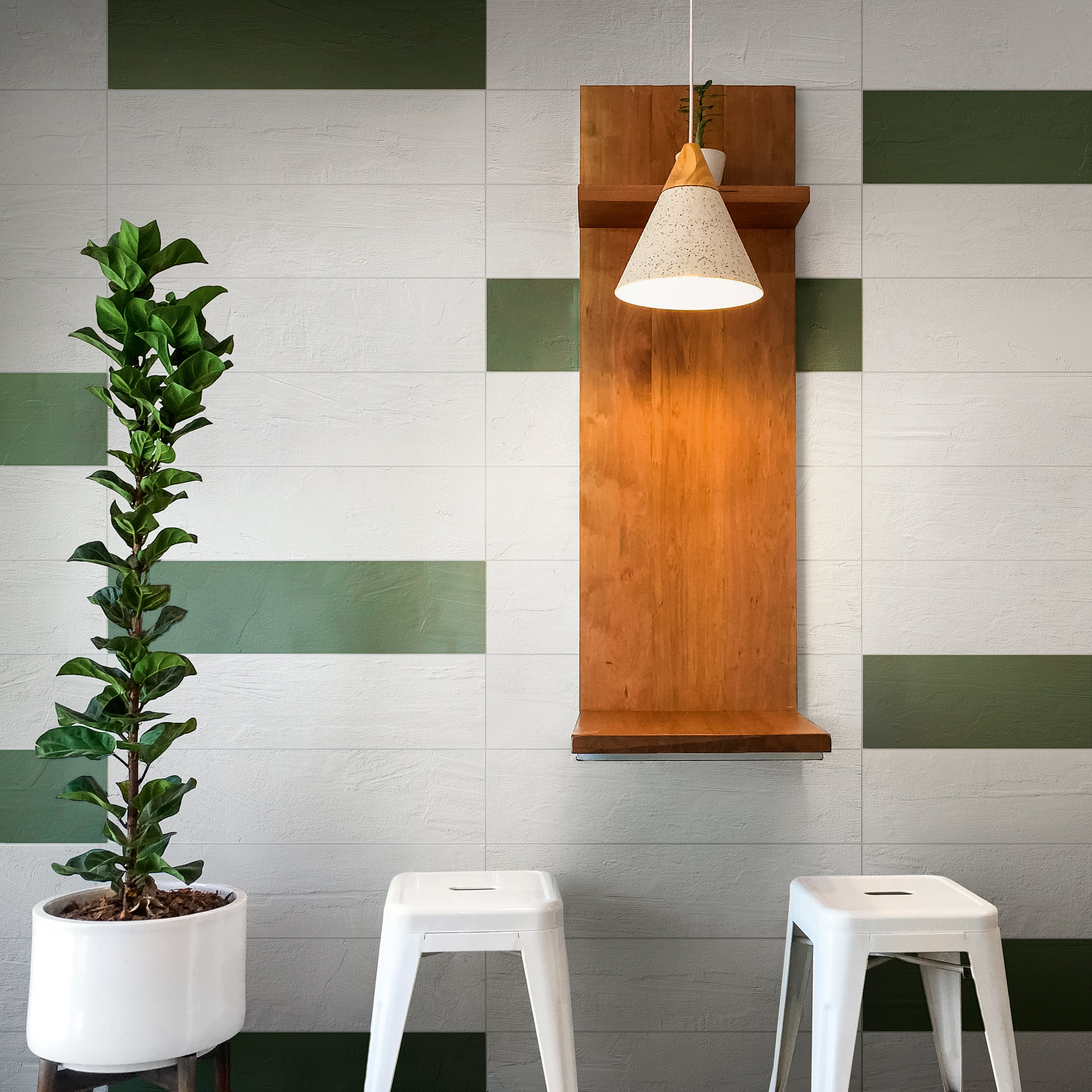 Plaster 2.0 6x24 Matte Porcelain Tile in Venetian Crystal White
