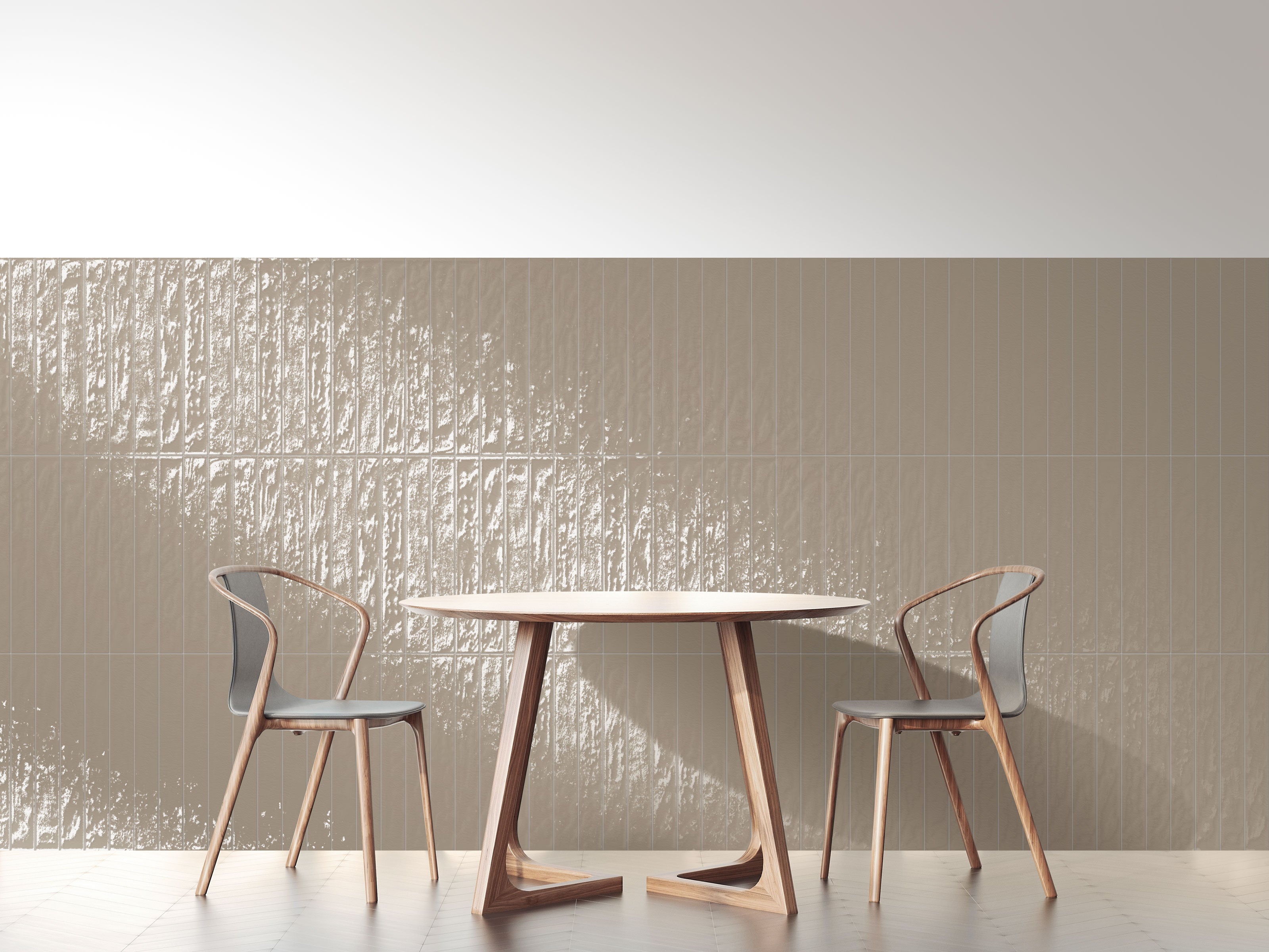 Playful 3x24 Glossy Porcelain Tile in Urban