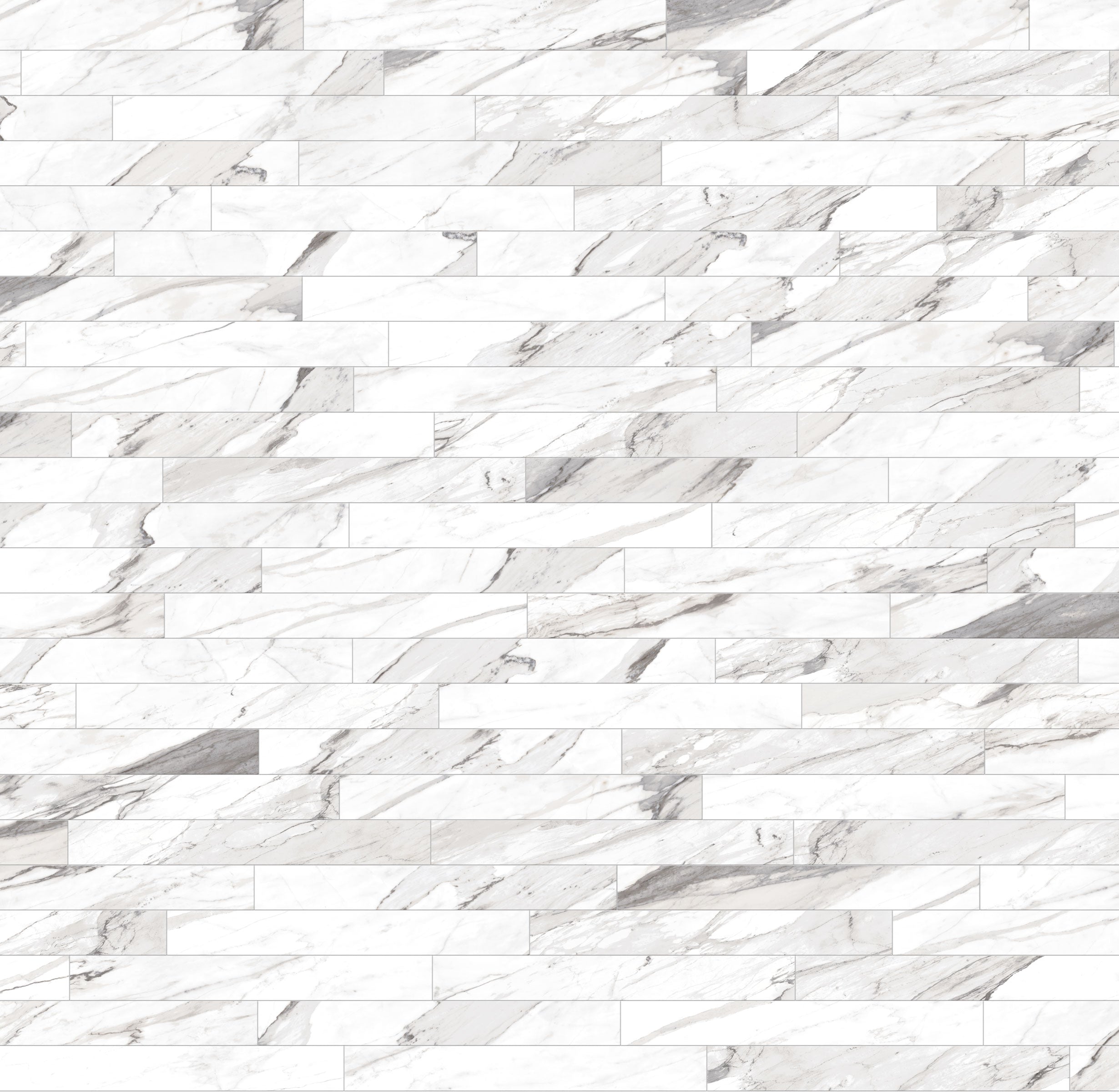 Shapes 3x23 Matte Porcelain Listello Tile in Apuano