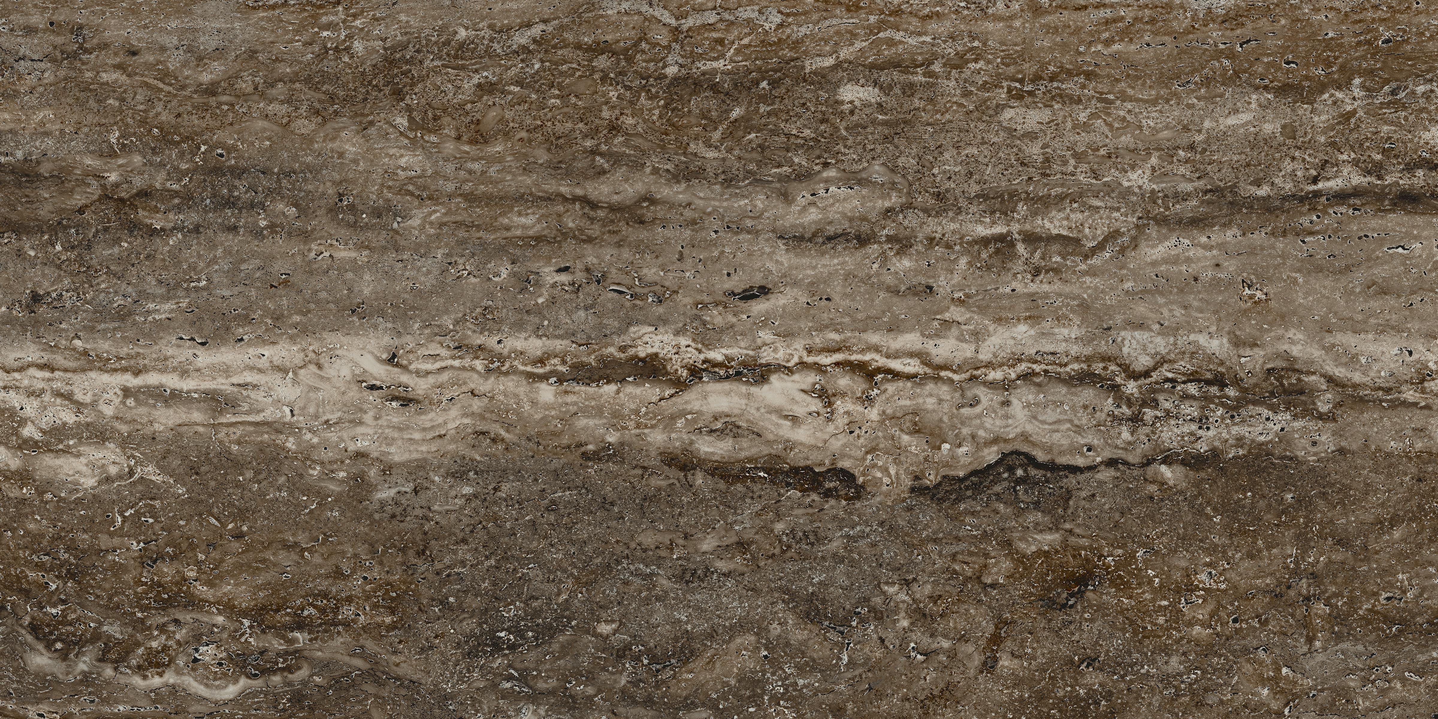 Travertine 12x24 Polished Porcelain Tile in Titanium