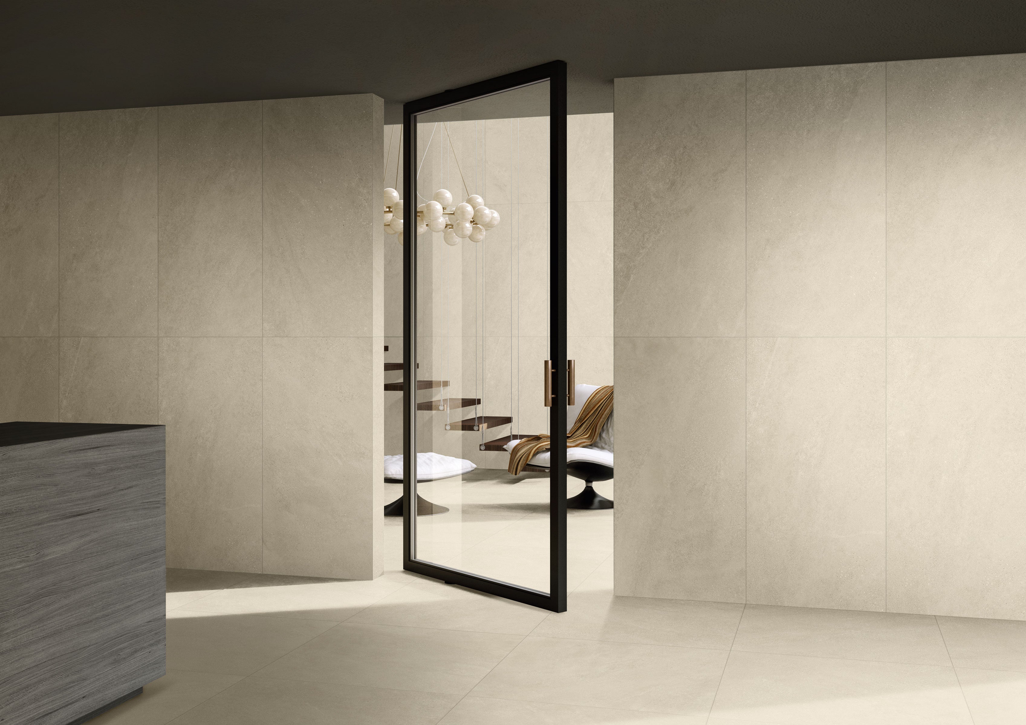 Tycoon 32x32 Matte Porcelain Tile in Buff