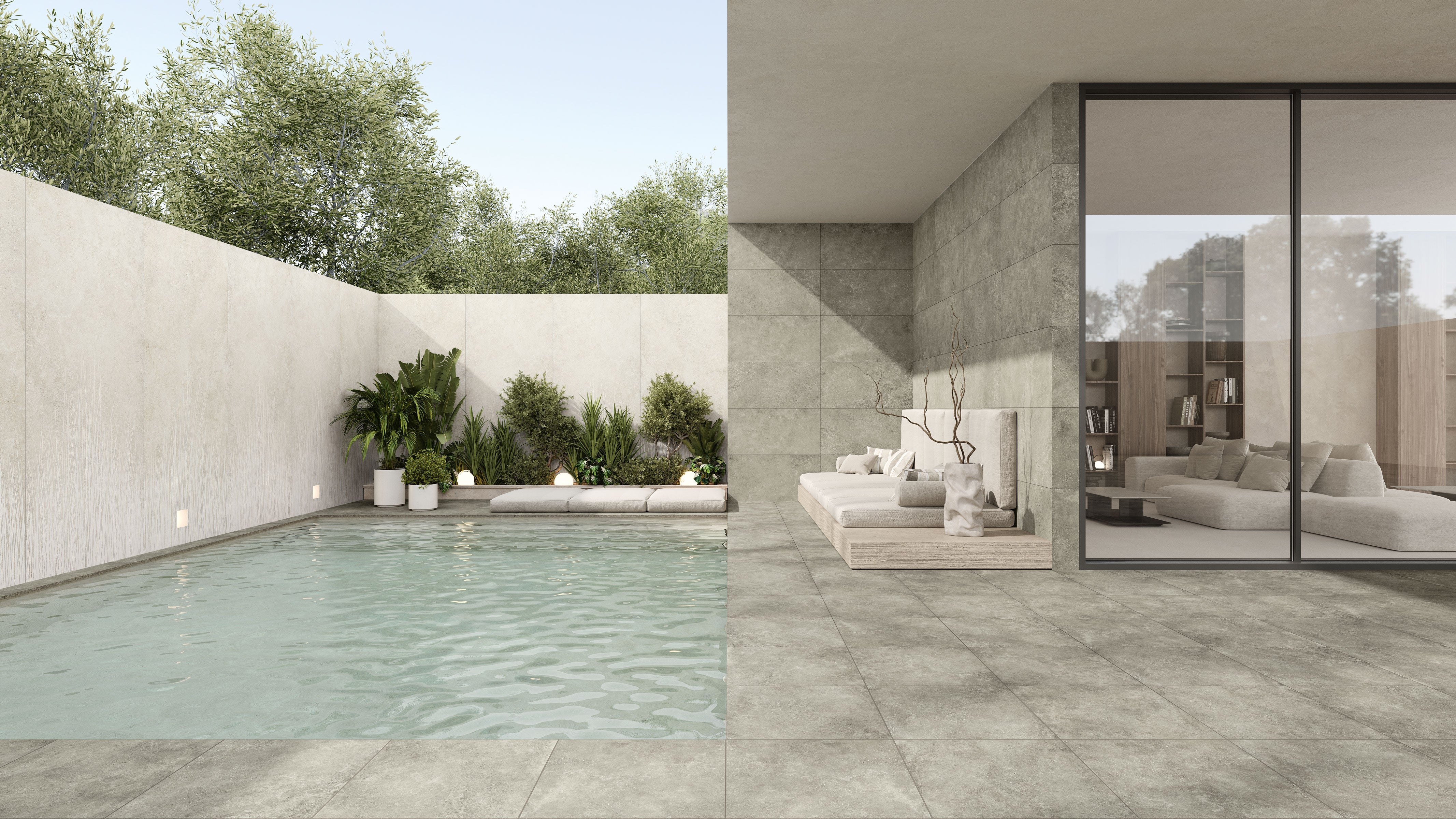 Untamed™ 24x24 Grip Porcelain 2CM Paver in Wander Sage