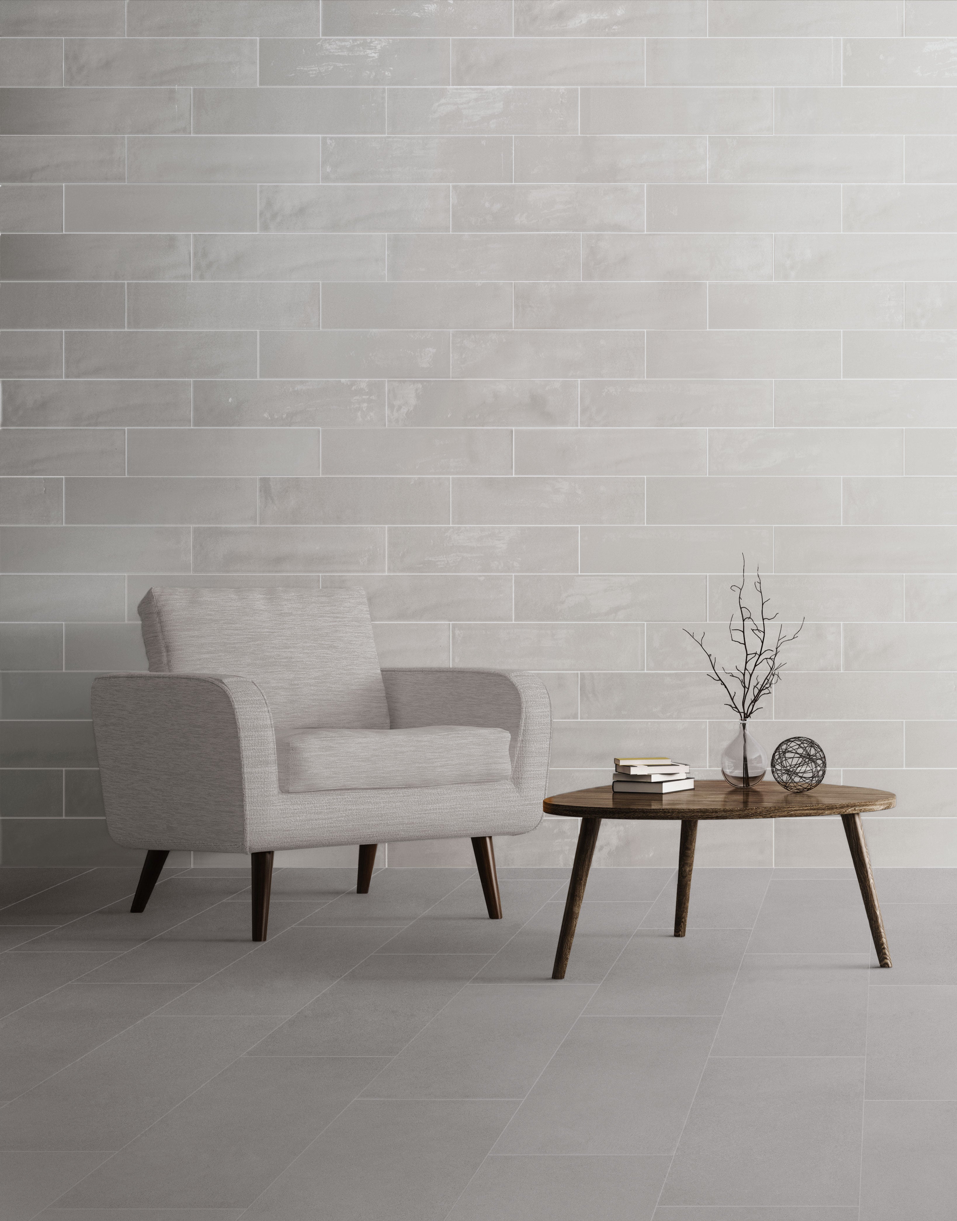 Urban Living 6x24 Glossy Porcelain Tile in Balance