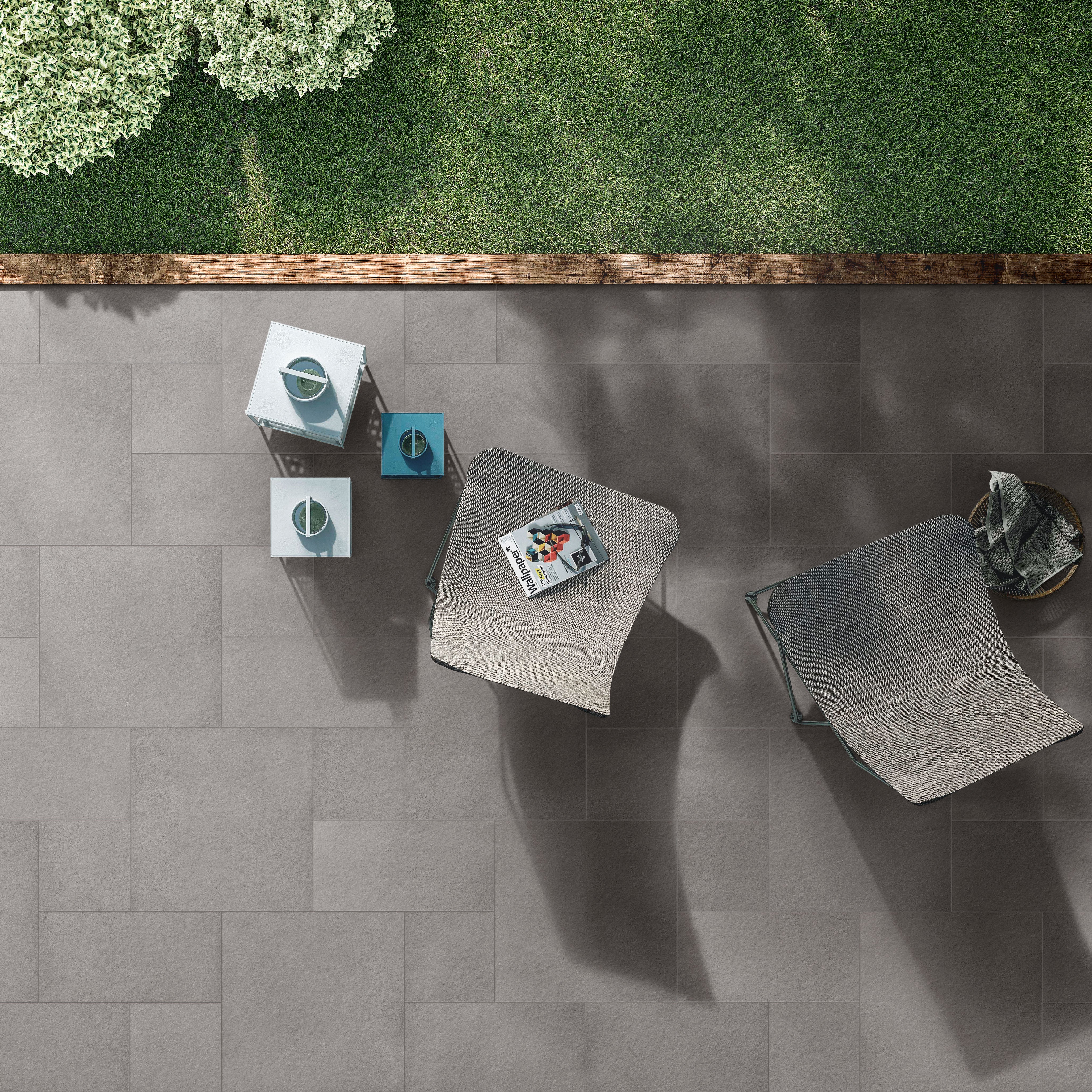 Urban Living 24x24 Raw Porcelain Tile in Mist Grey