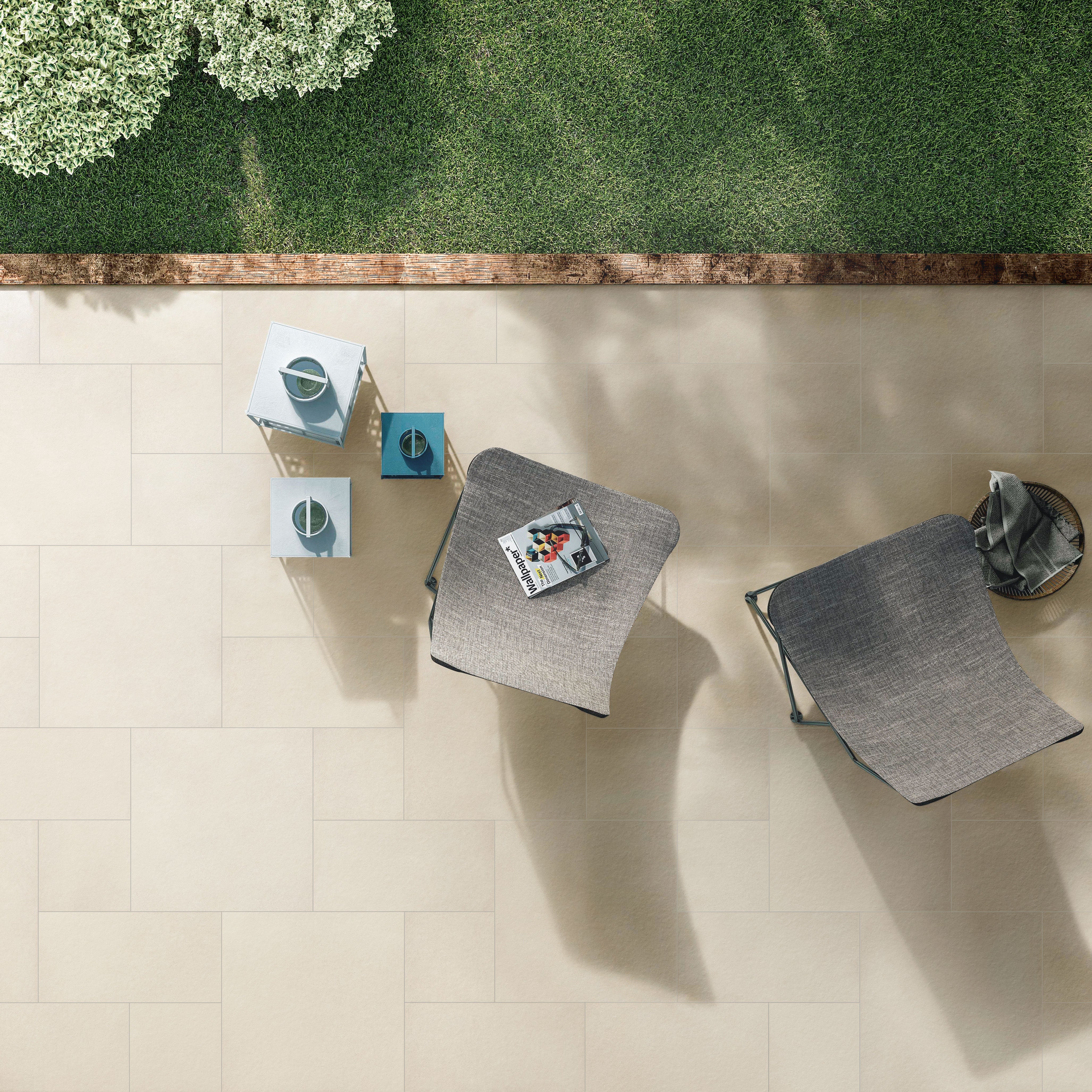 Urban Living 24x24 Raw Porcelain Tile in Tan