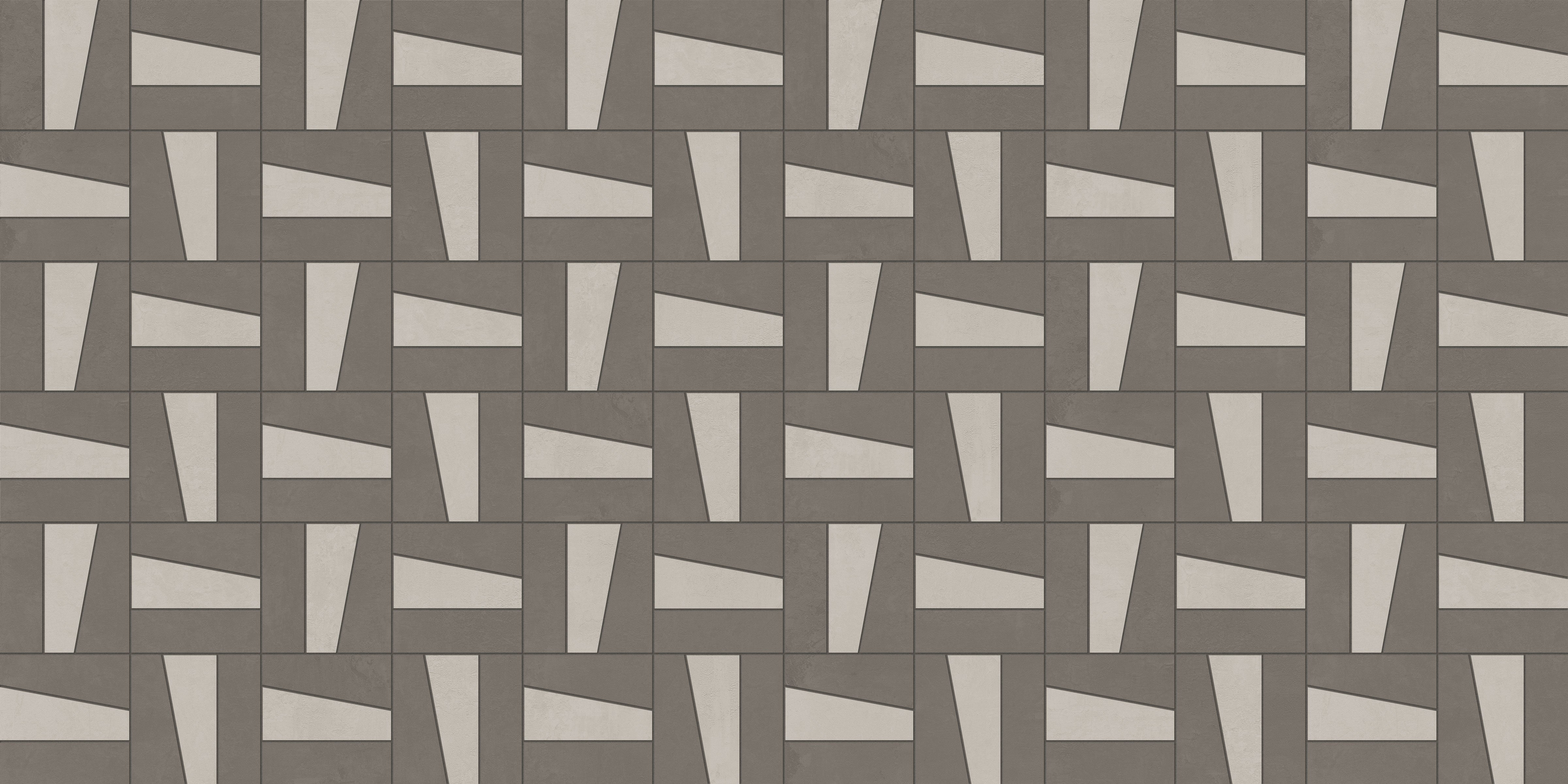 Daydream™ 12x12 Matte Neutral Deco Porcelain Tile