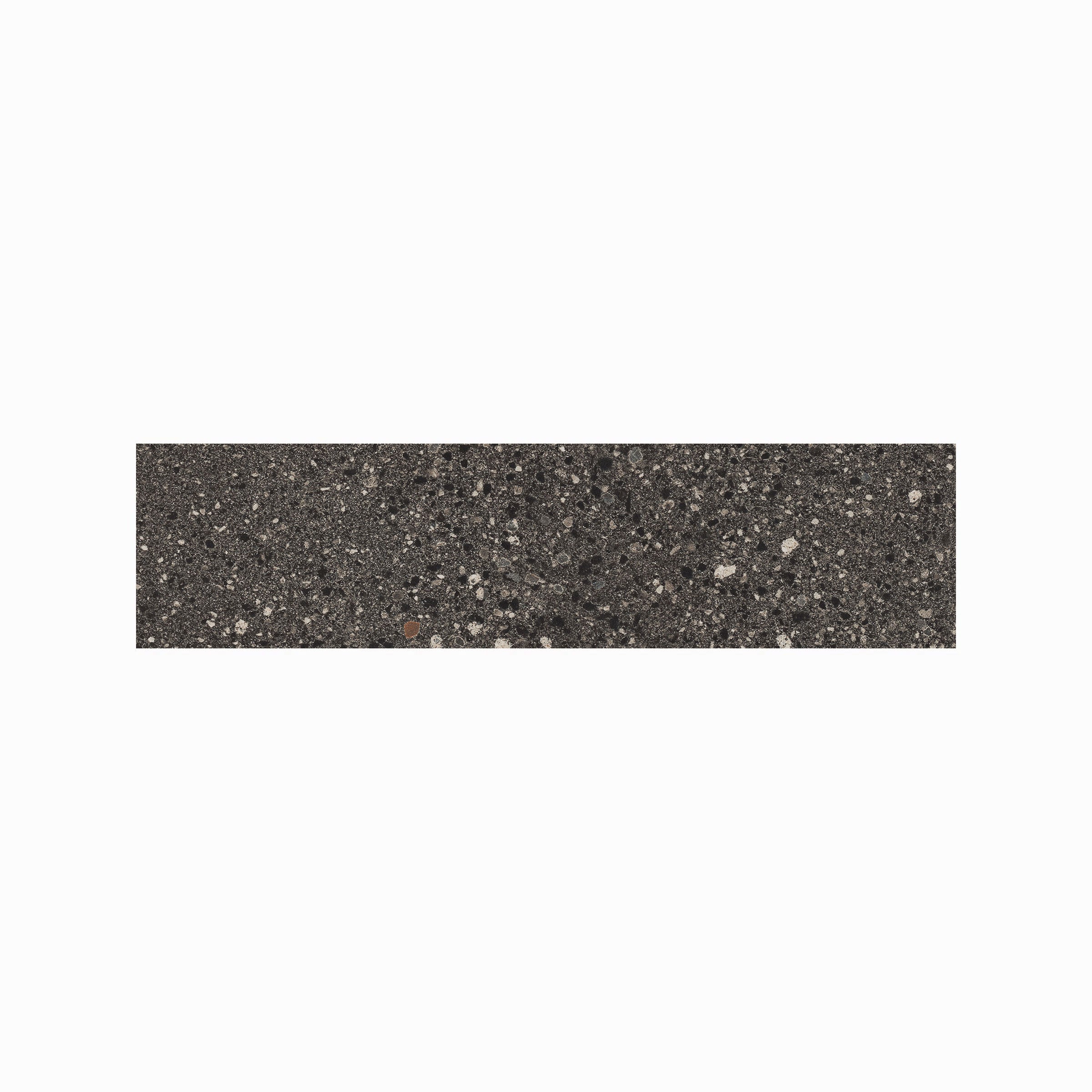 Area 51 3x12 Matte Porcelain Bullnose Tile in Black