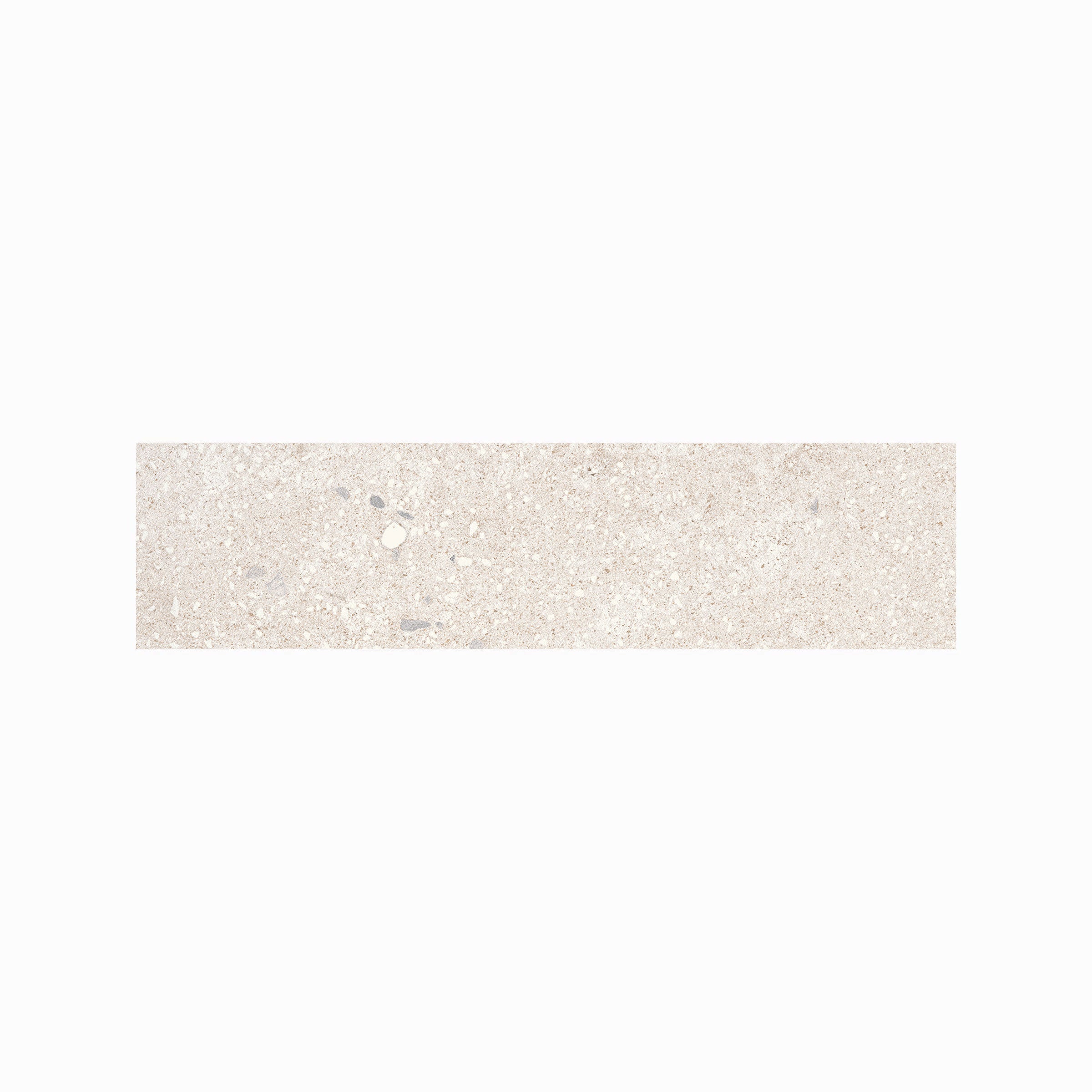 Area 51 3x12 Matte Porcelain Bullnose Tile in White