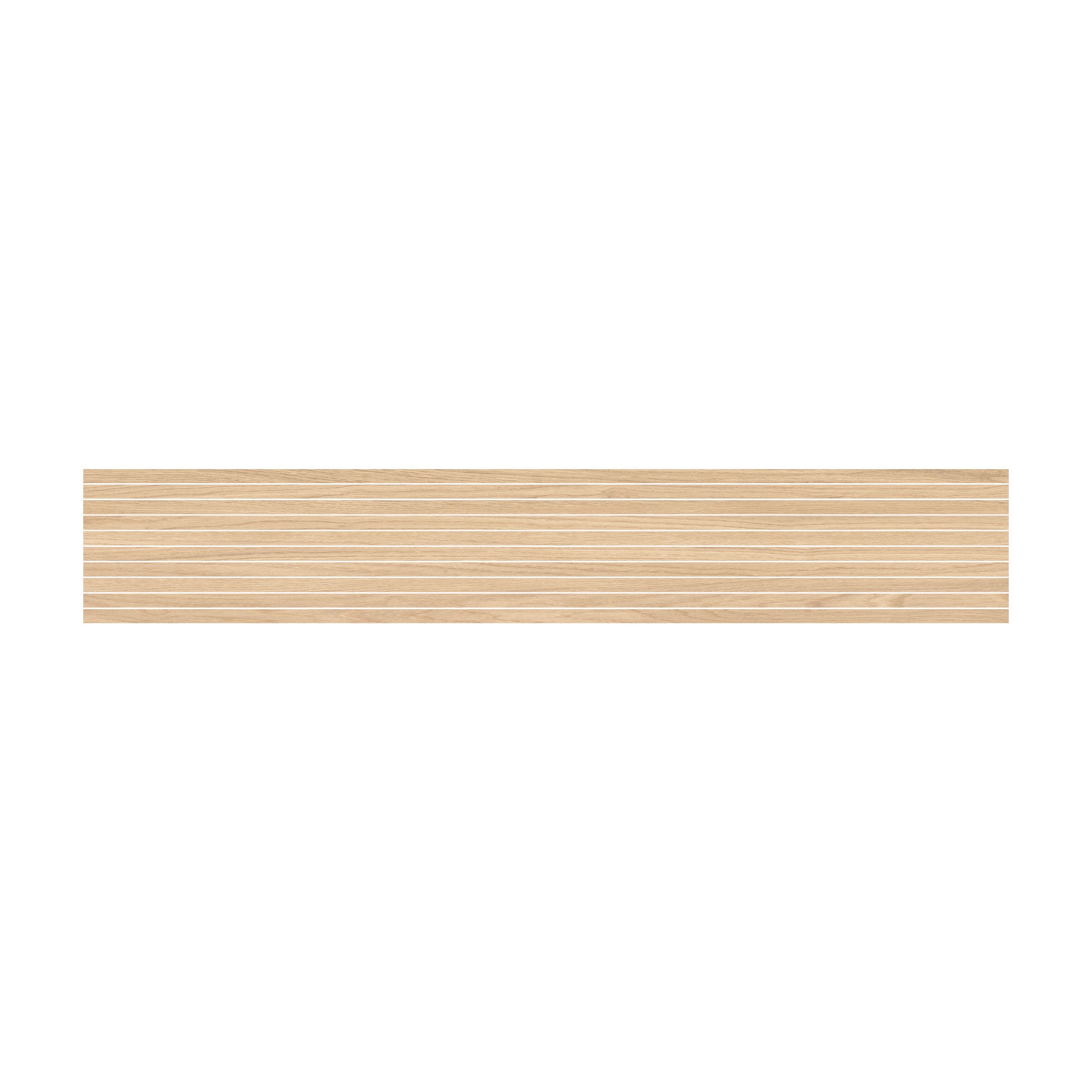 Calissa Plank™ 10x60 Matte Strips Deco Poeclain Tile in Golden