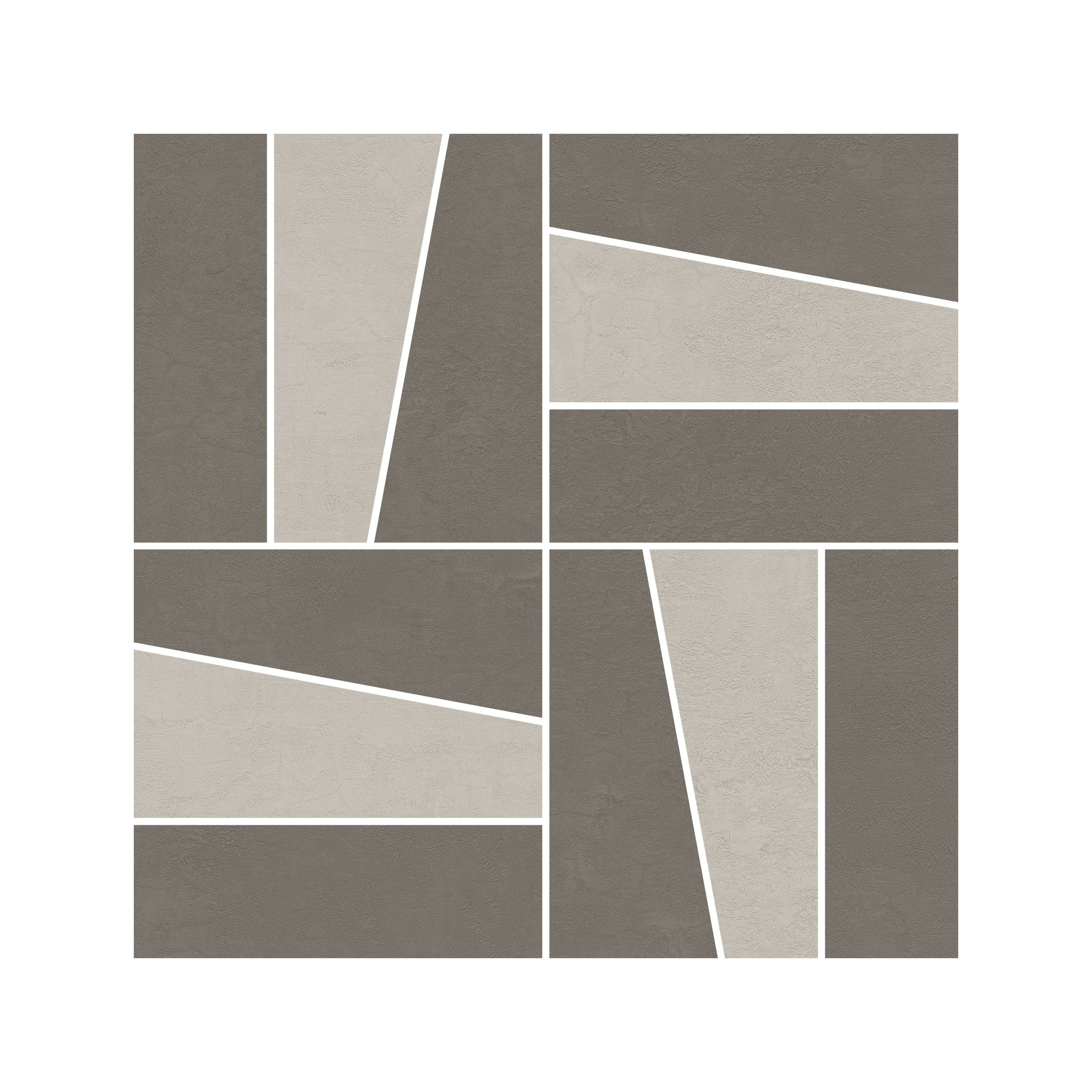 Daydream™ 12x12 Matte Neutral Deco Porcelain Tile