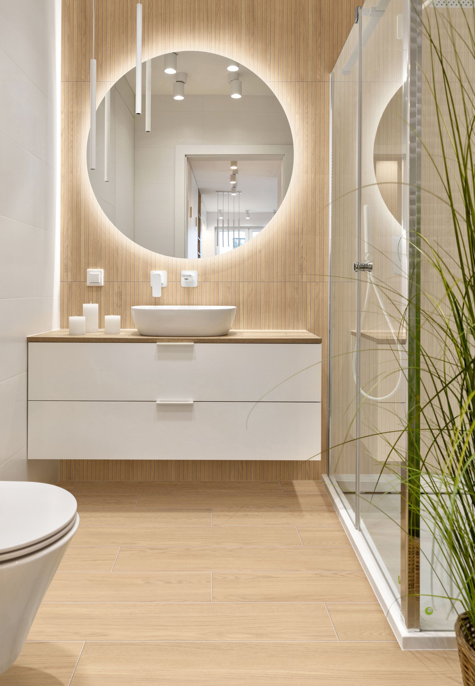 Calissa Plank™ 10x60 Matte Strips Deco Poeclain Tile in Golden