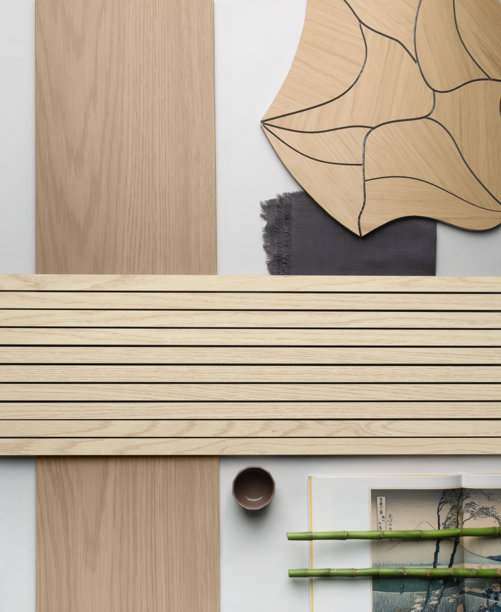 Calissa Plank™ 10x60 Matte Strips Deco Poeclain Tile in Maple