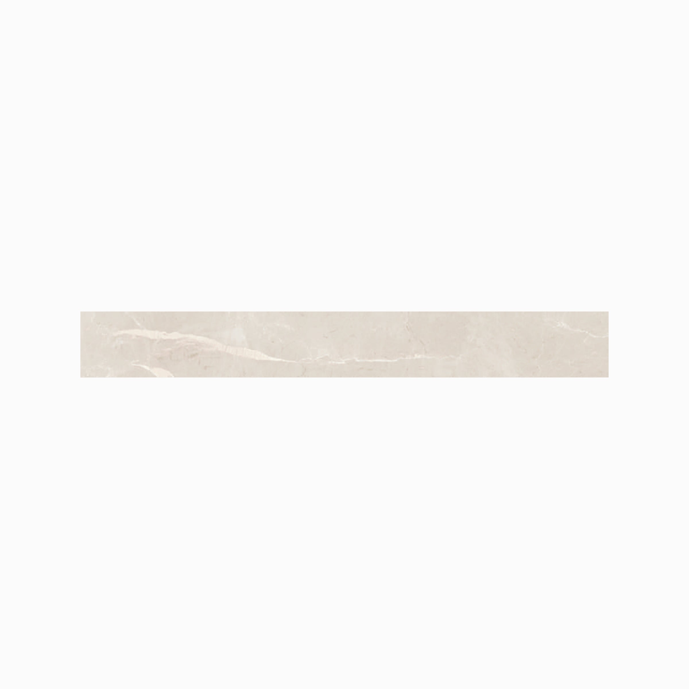 Absolute 3x24 Matte Porcelain Bullnose Tile in Taupe