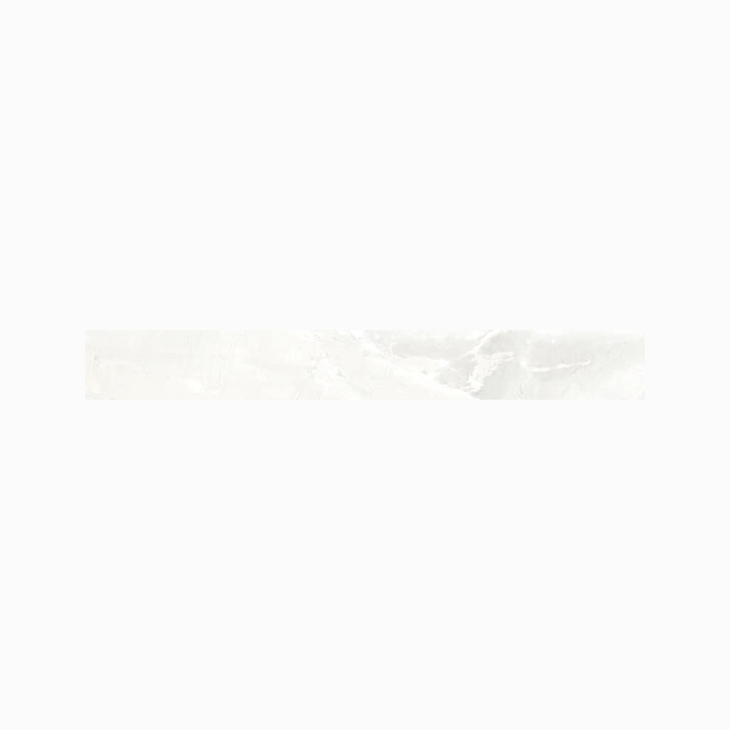 Absolute 3x24 Matte Porcelain Bullnose Tile in White