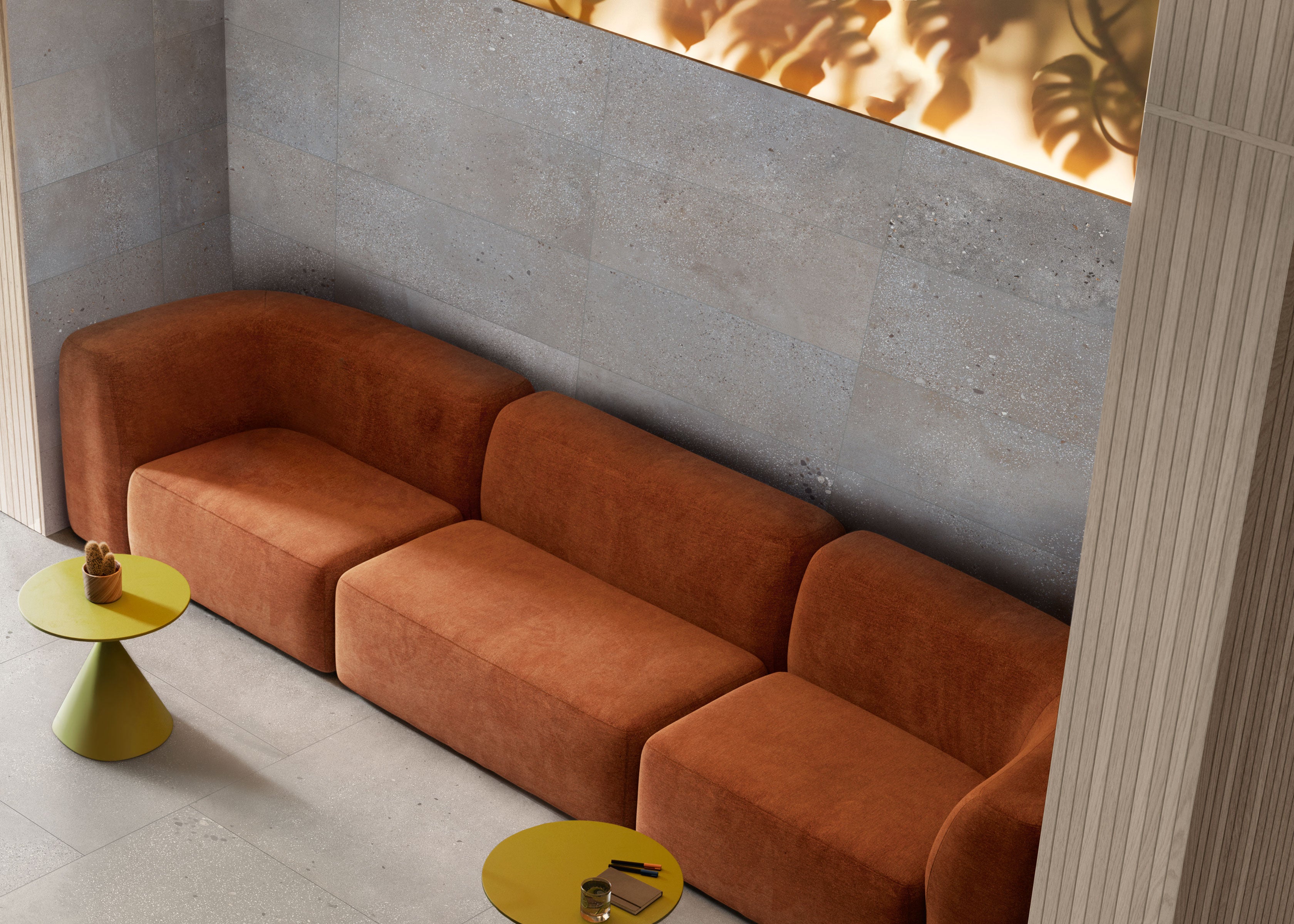 Area 51 12x24 Matte Porcelain Tile in Steel
