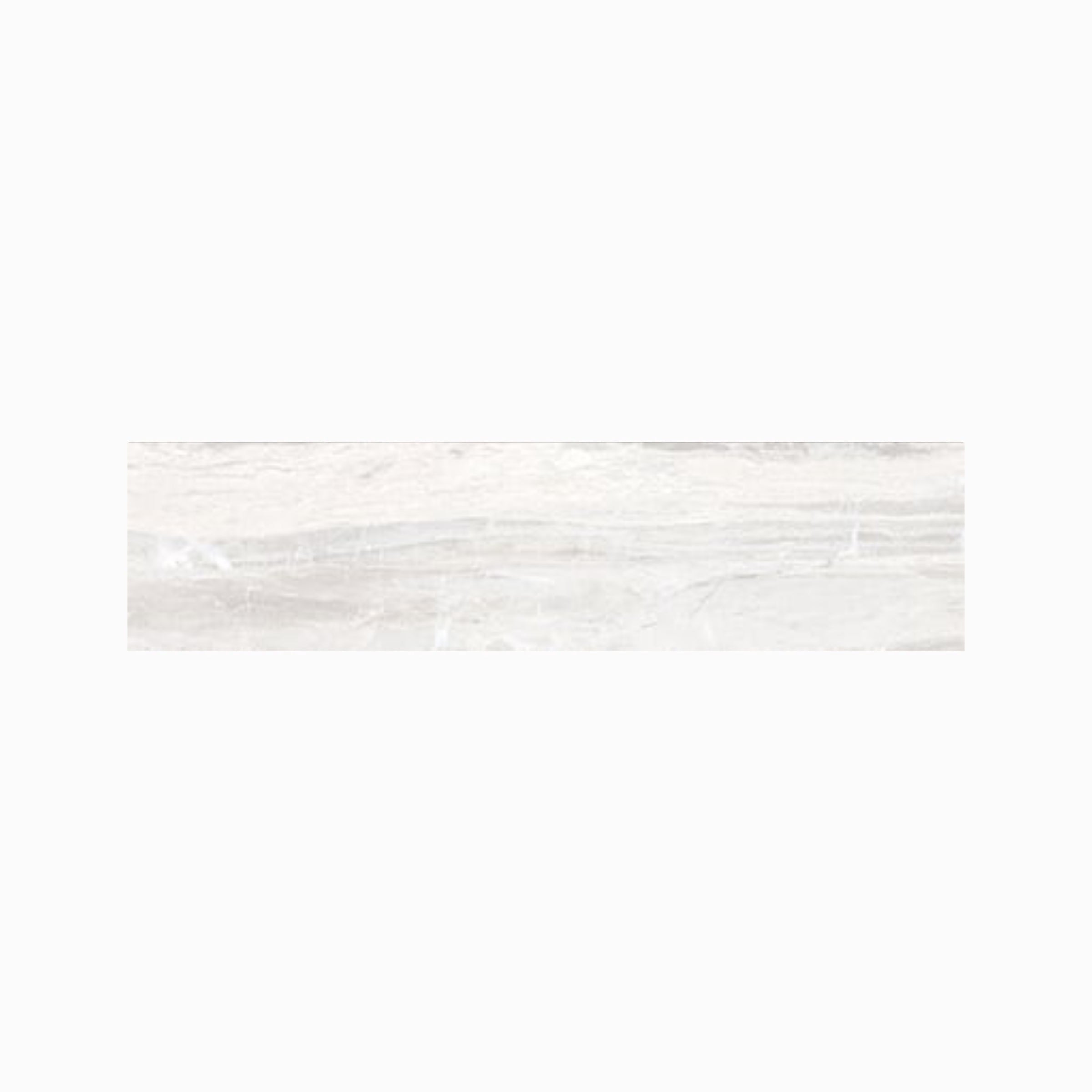 Breccia 3x12 Matte Porcelain Bullnose Tile in White
