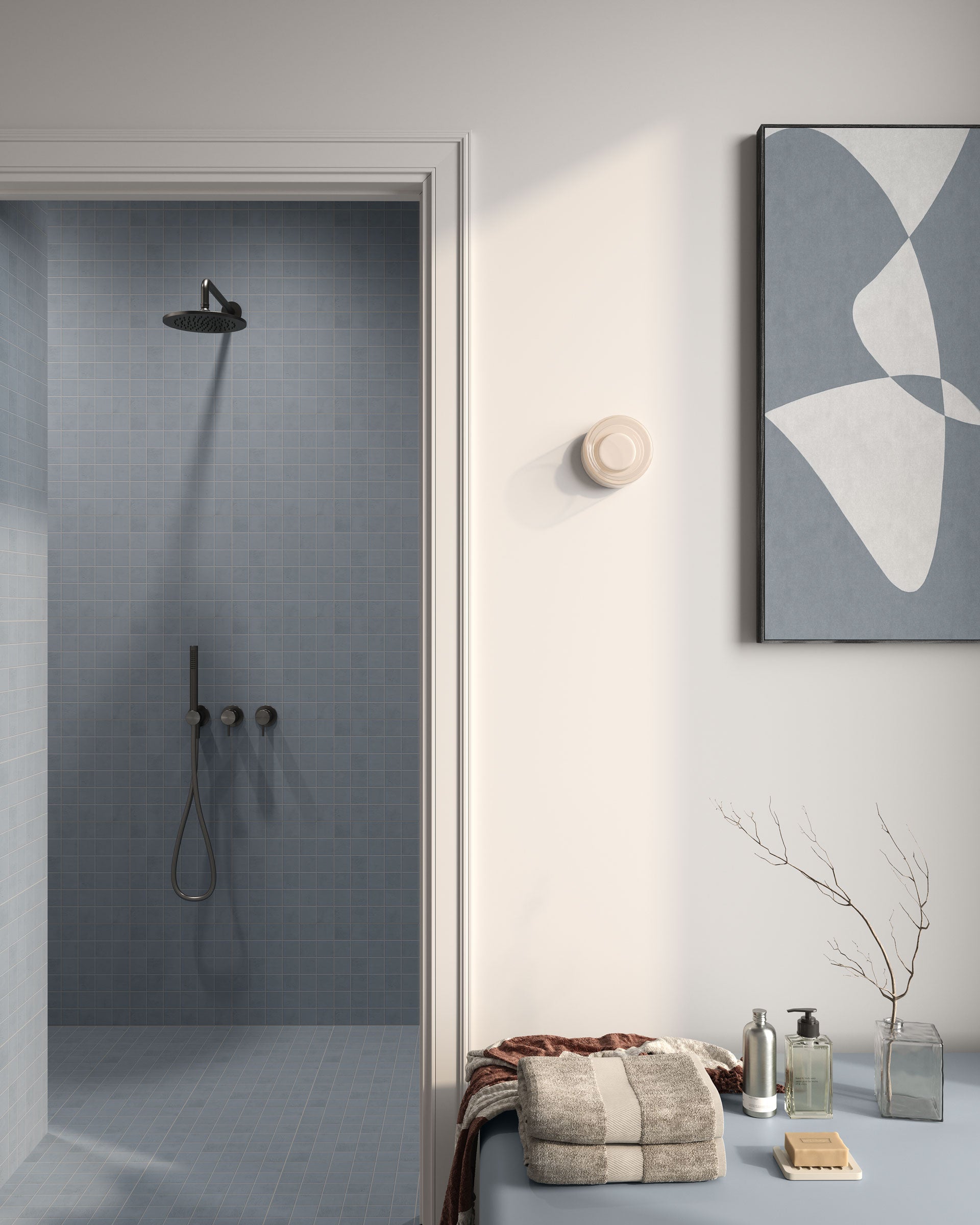 Daydream™ 2x2 Matte Porcelain Mesh Mosaic Tile in Dawn