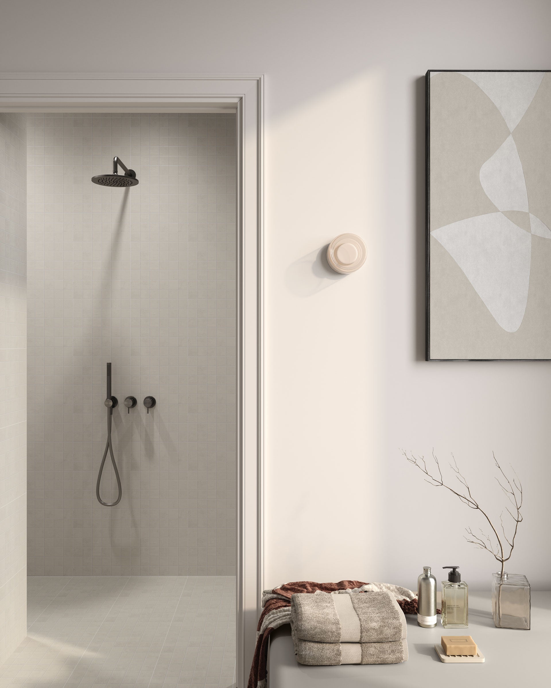 Daydream™ 2x2 Matte Porcelain Mesh Mosaic Tile in Drizzle