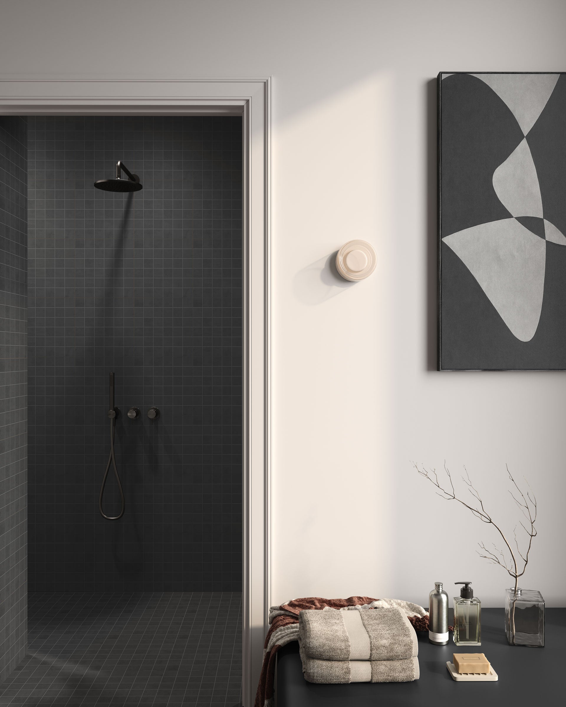 Daydream™ 2x2 Matte Porcelain Mesh Mosaic Tile in Storm
