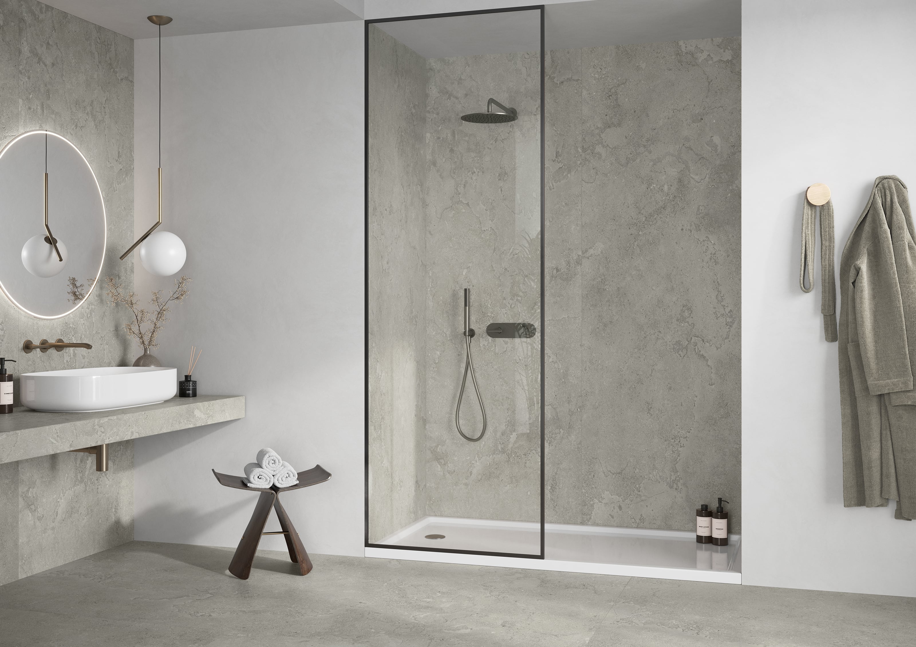 MILE_stone_EcoStone_Shower_Pre-Fab_32x96_Cross-Cut_Fossil_Floor_Cross-Cut_Fossil_48x48.jpg