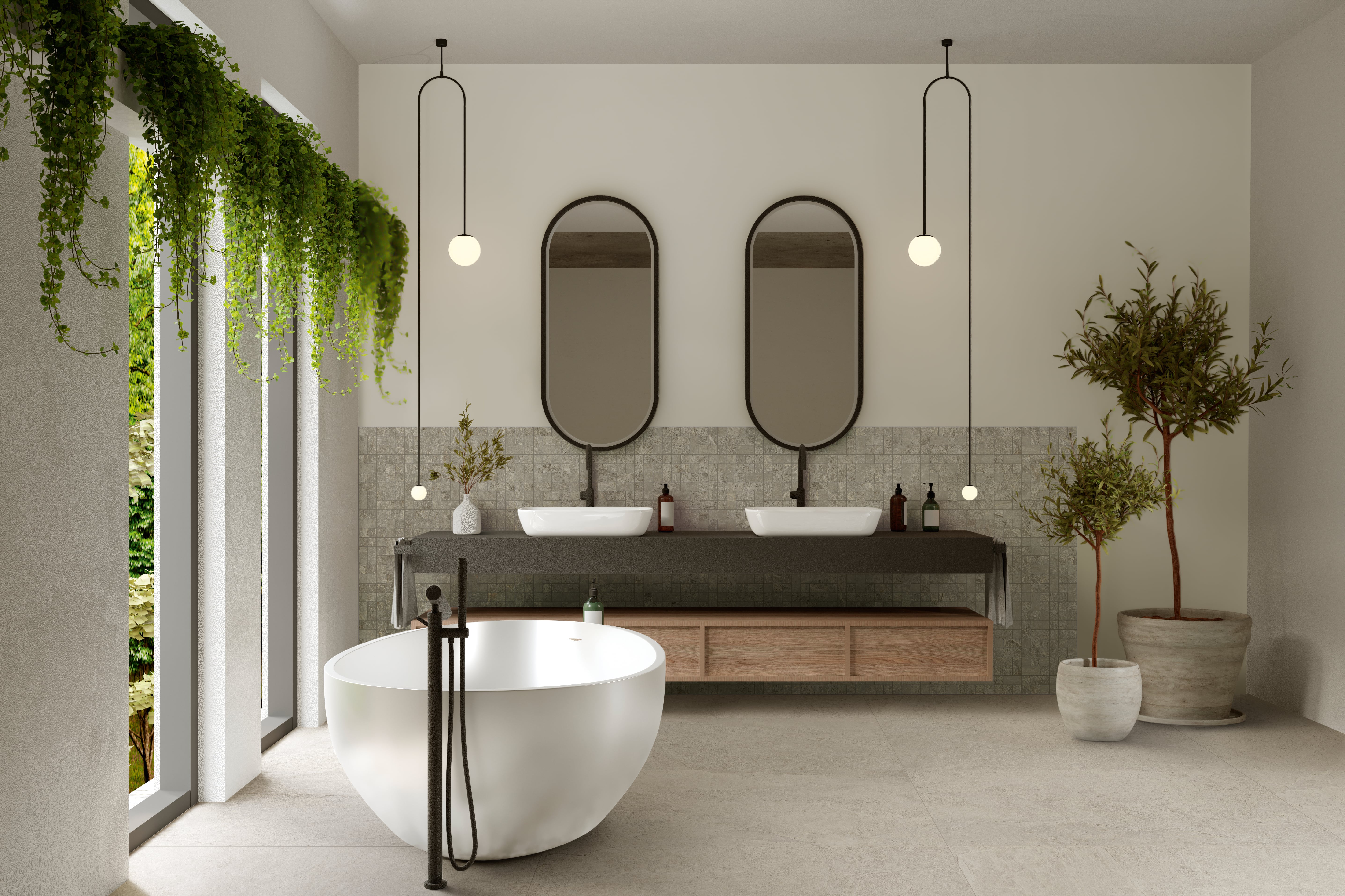 Farmhouse Living 24x48 Matte Porcelain Tile in Alabaster