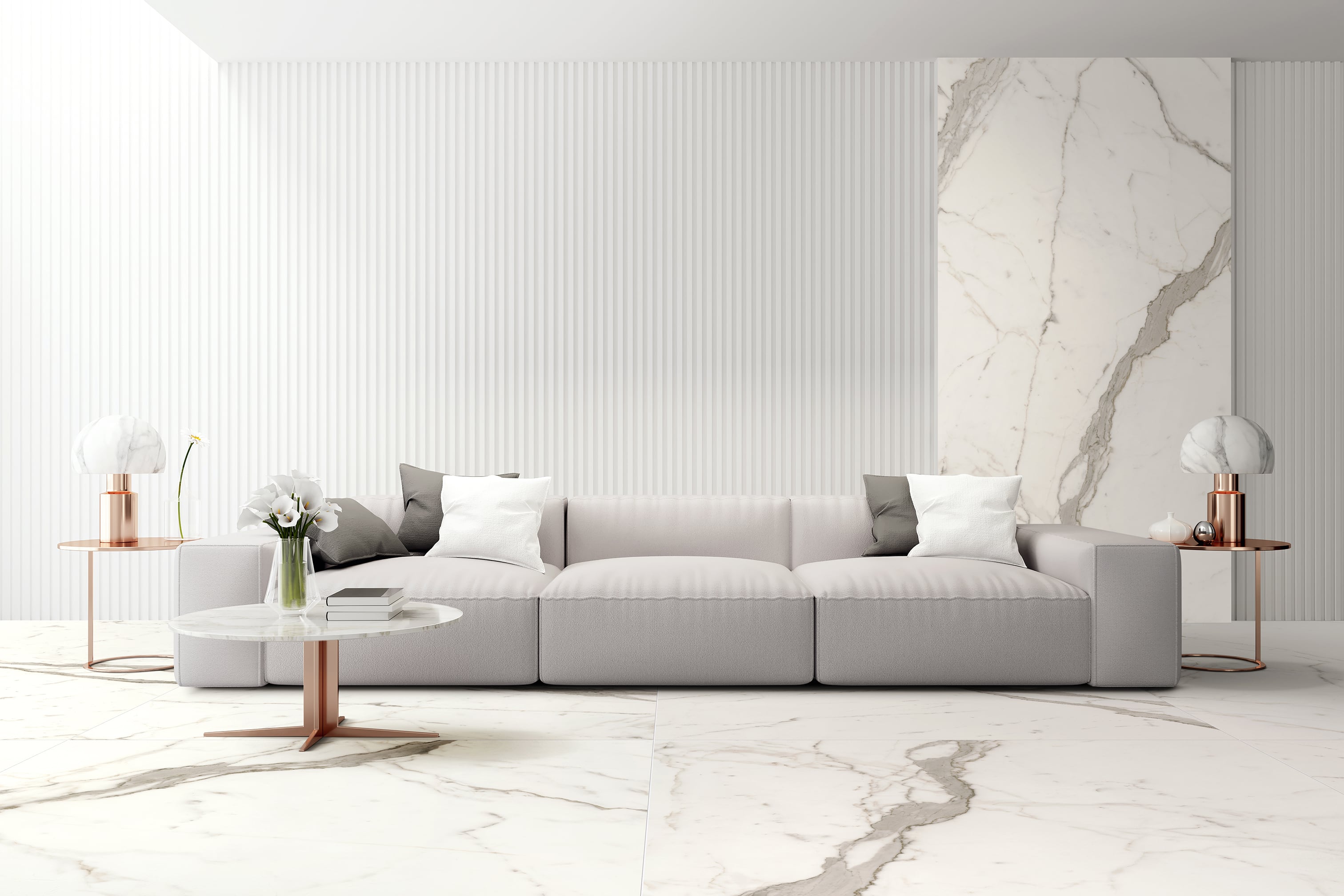 JEM 48x48 Matte Porcelain Tile in Capriccio Grey