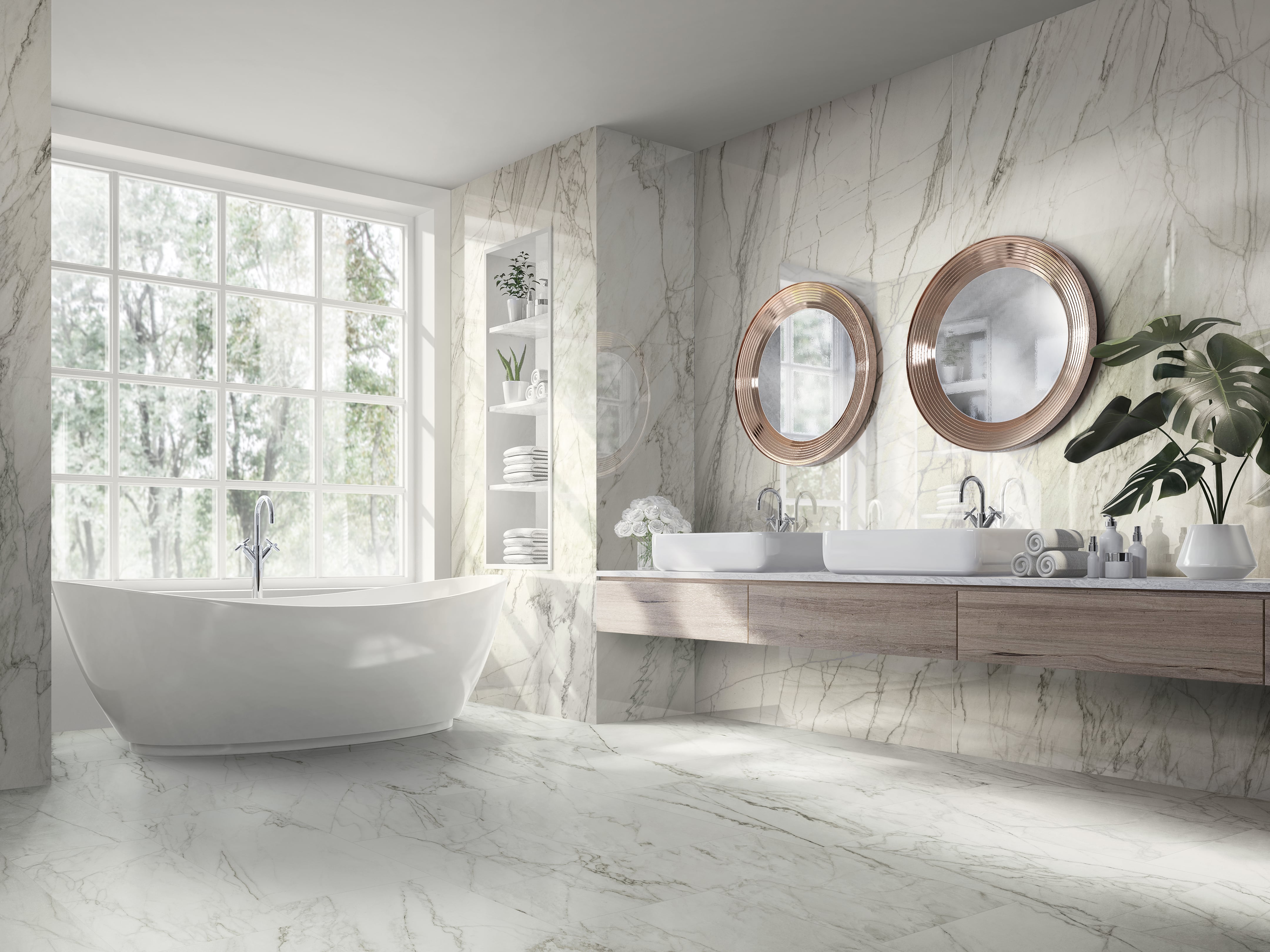 JEM 12x24 Matte Porcelain Tile in Forte White