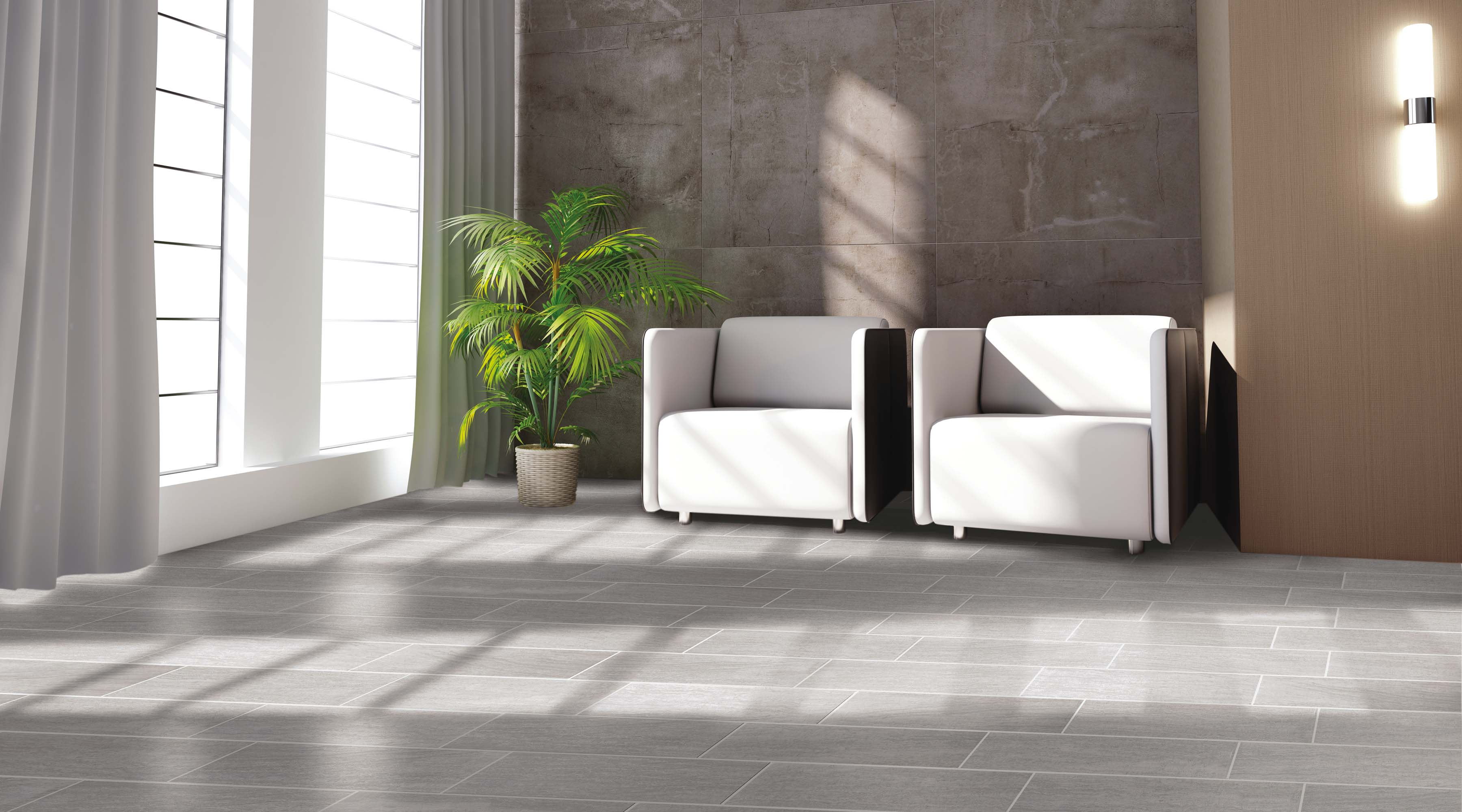 Layers 12x24 Matte Porcelain Tile in Sediment