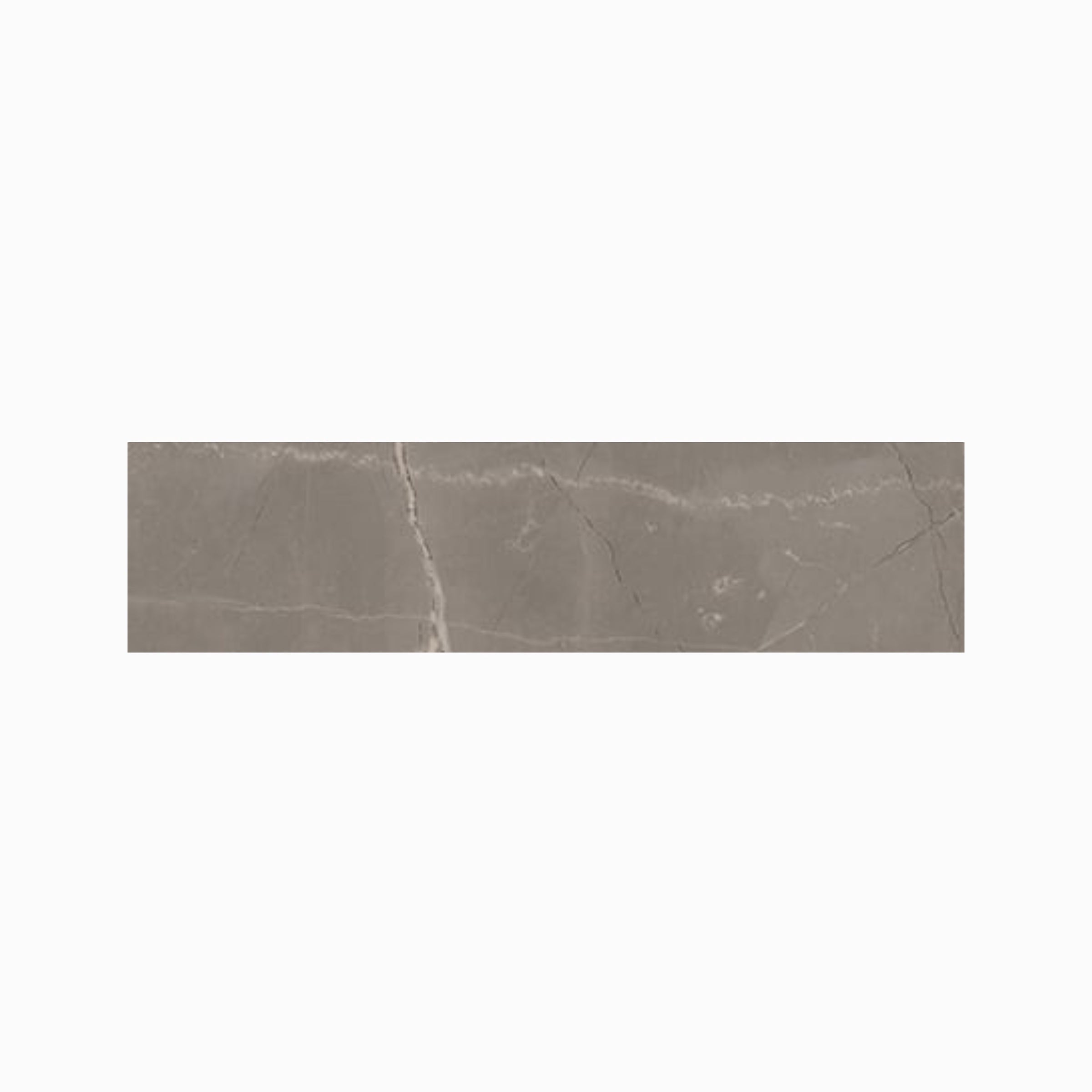 Luxury 3x12 Polished Porcelain Tile in Amani Grey