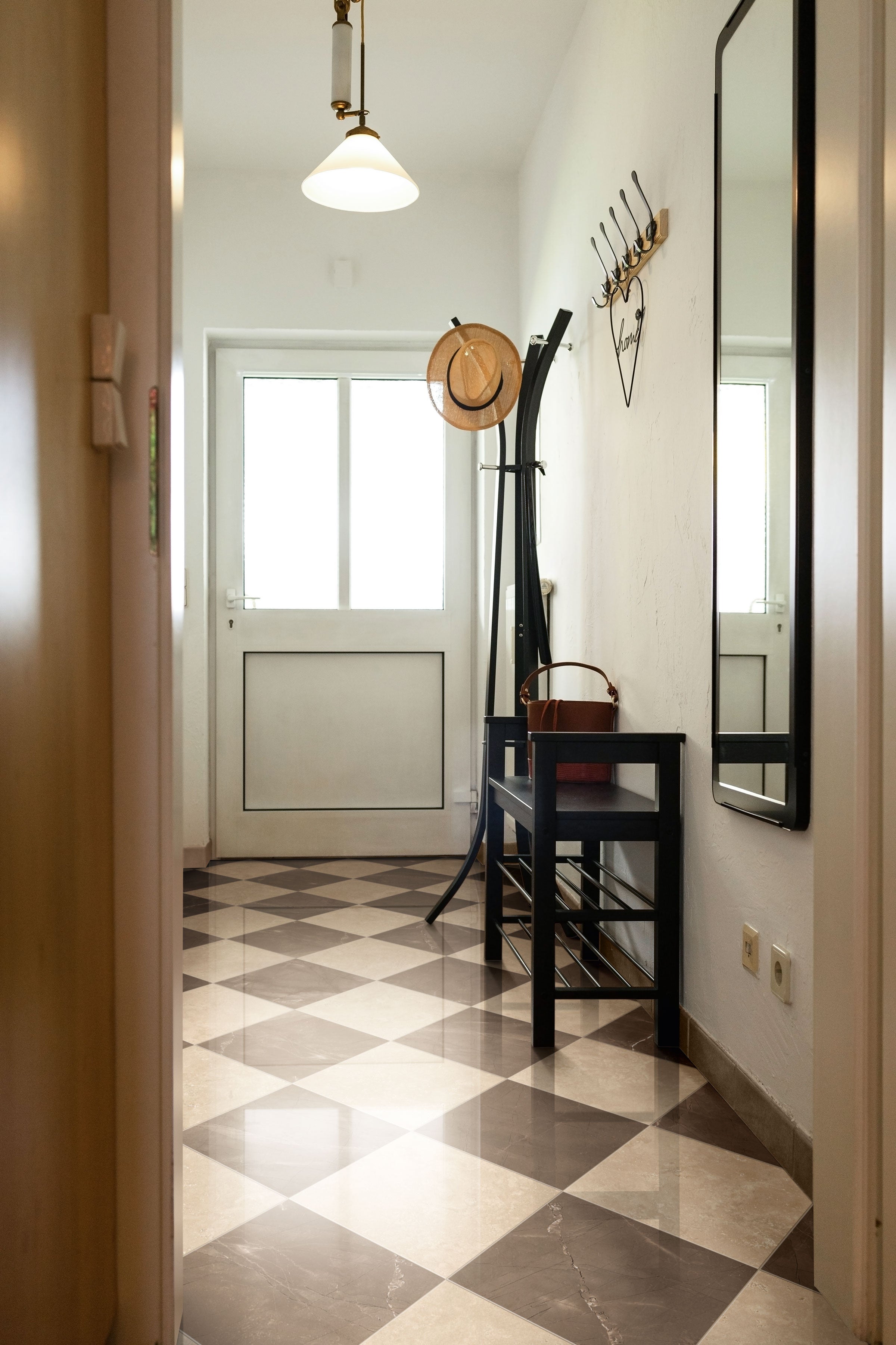 Luxury 12x12 Polished Porcelain Tile in Marfil