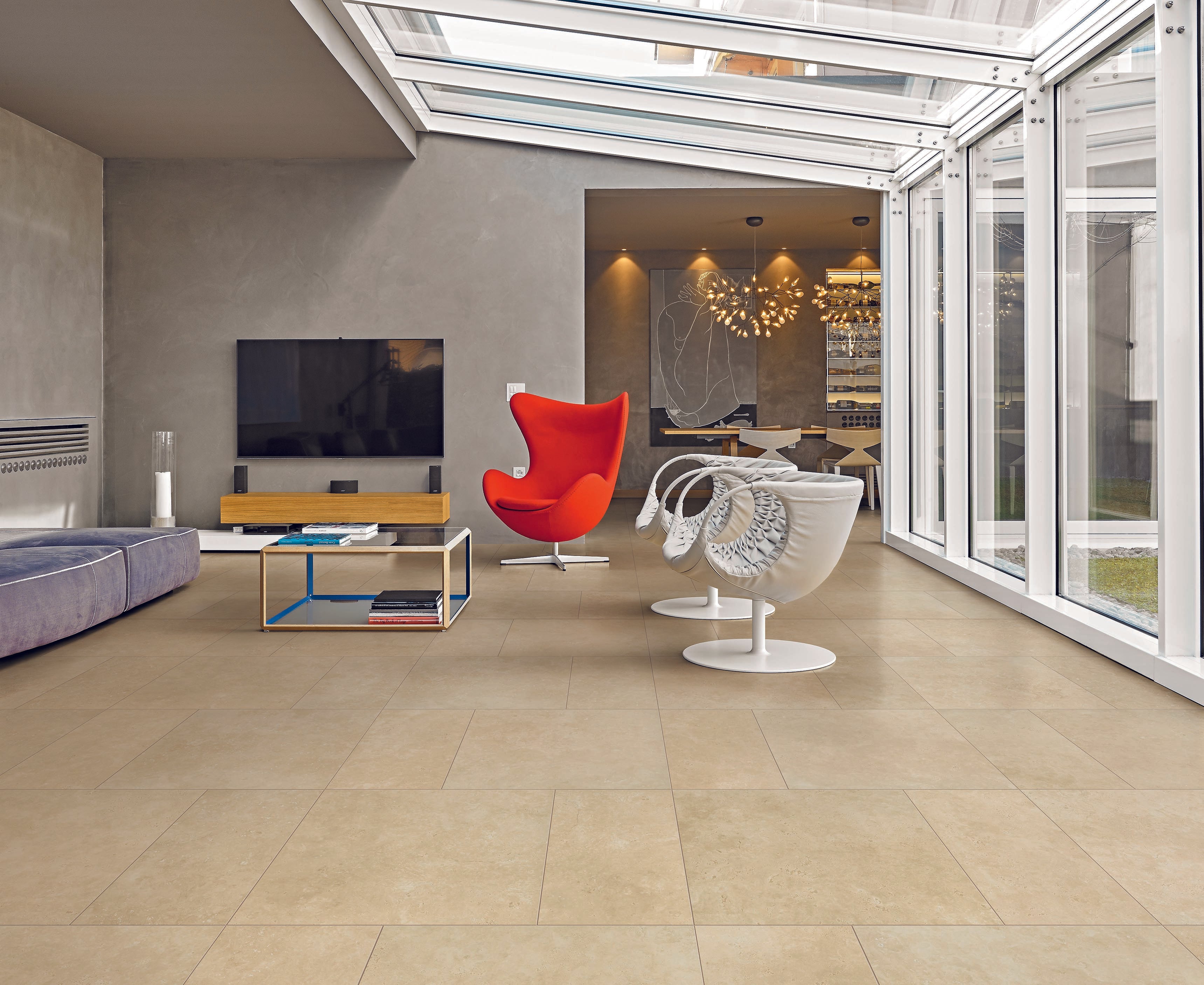 Luxury 12x24 Matte Porcelain Tile in Marfil