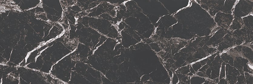 Marbles 8x24 Polished Porcelain Tile in Marmo Nero