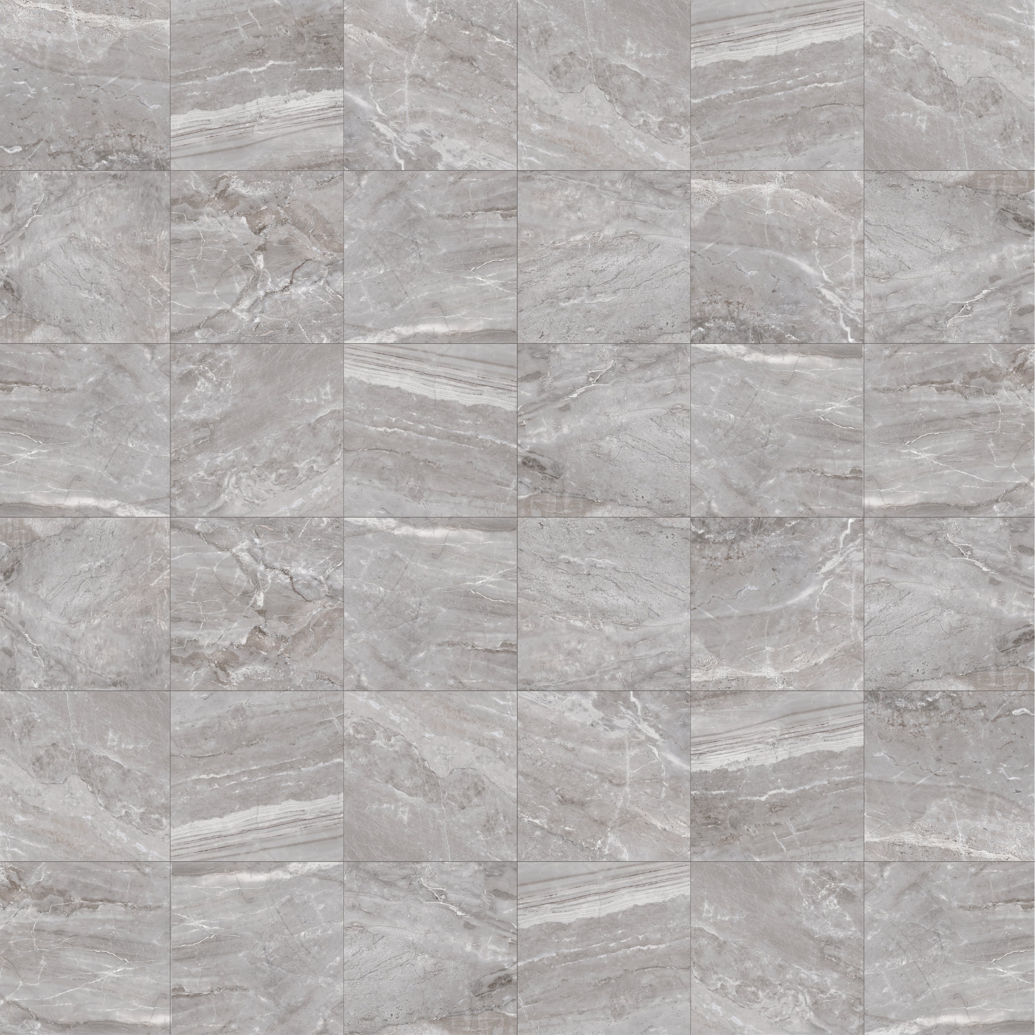 Marbles 2x2 Matte Porcelain Mesh Mosaic Tile in Oniciata Grey