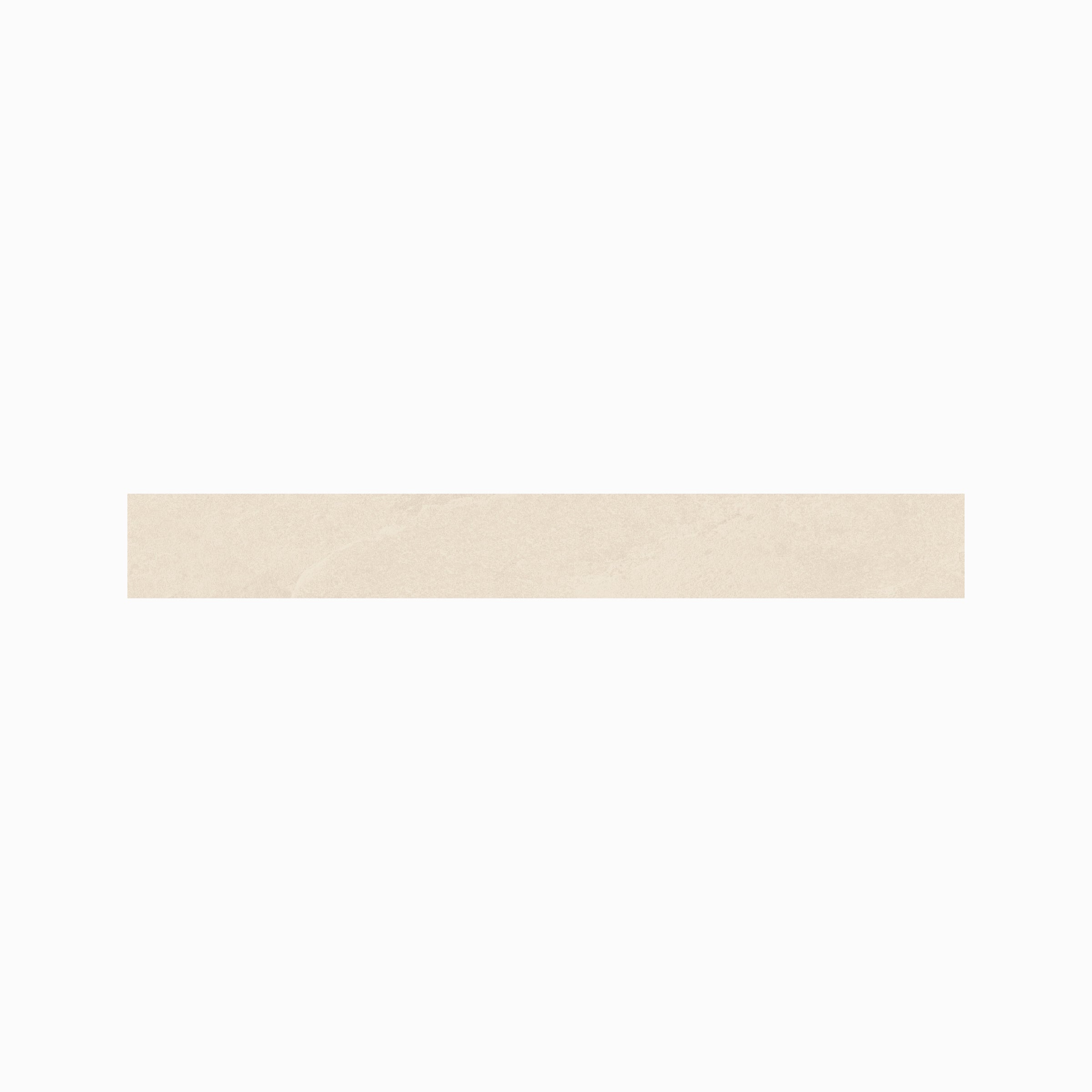 Net-Zero 3x24 Matte Porcelain Bullnose Tile in Beige