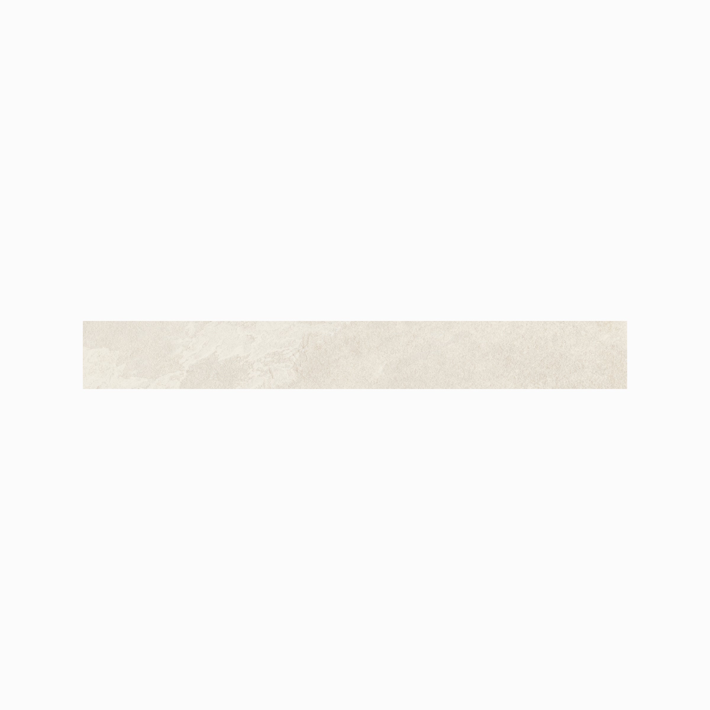 Net-Zero 3x24 Matte Porcelain Bullnose Tile in Ivory