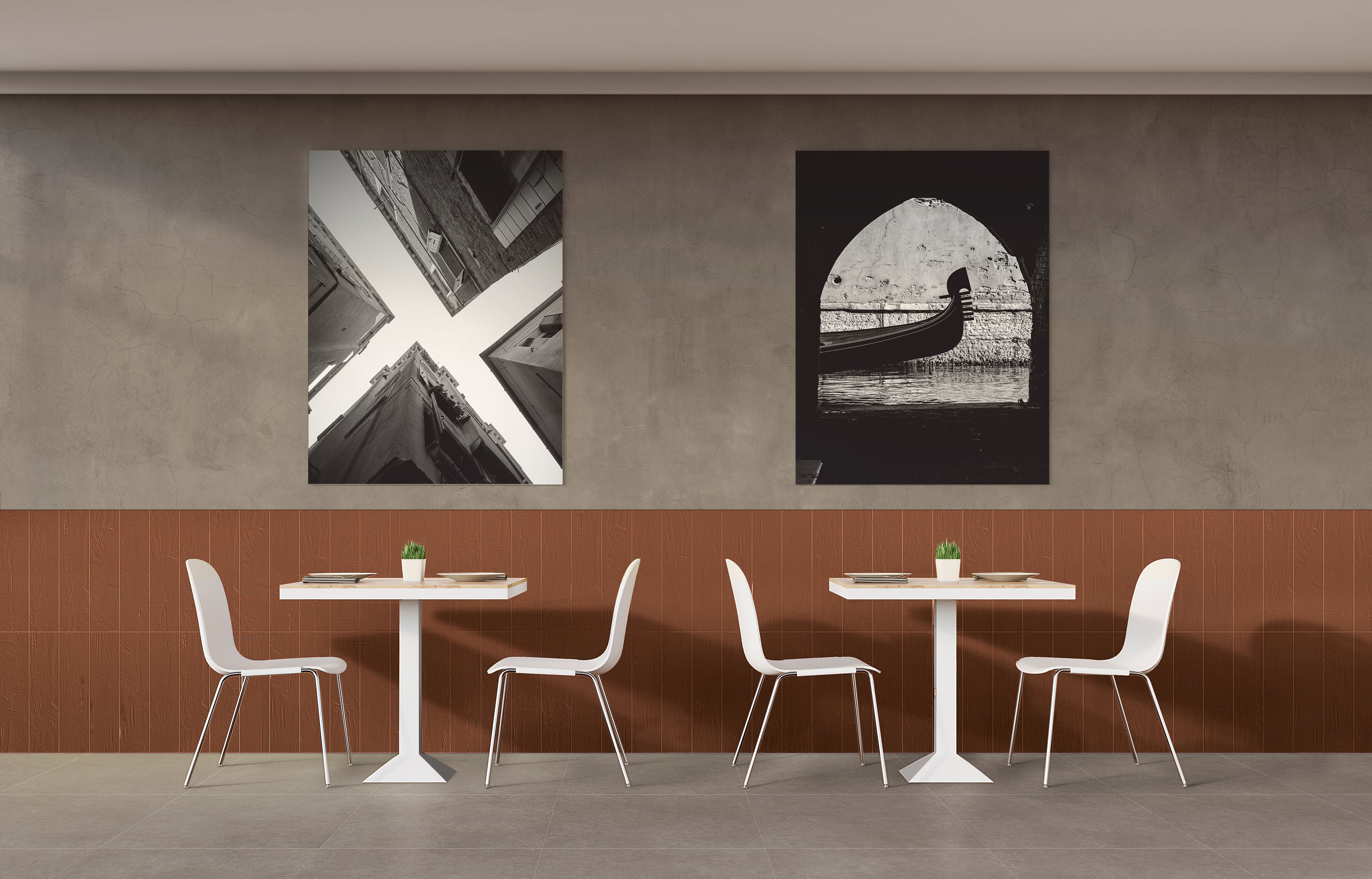 Plaster 2.0 32x32 Matte Porcelain Tile in Tortora