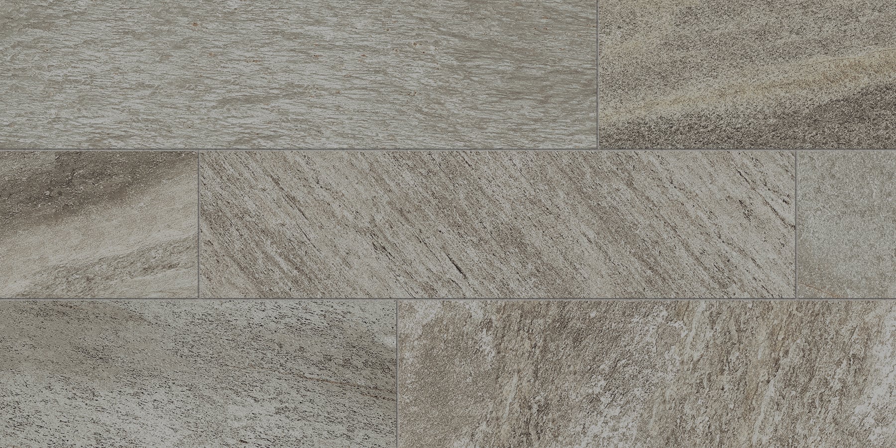 Quartz 12x48 Grip Porcelain 2CM Paver Tile in Grey