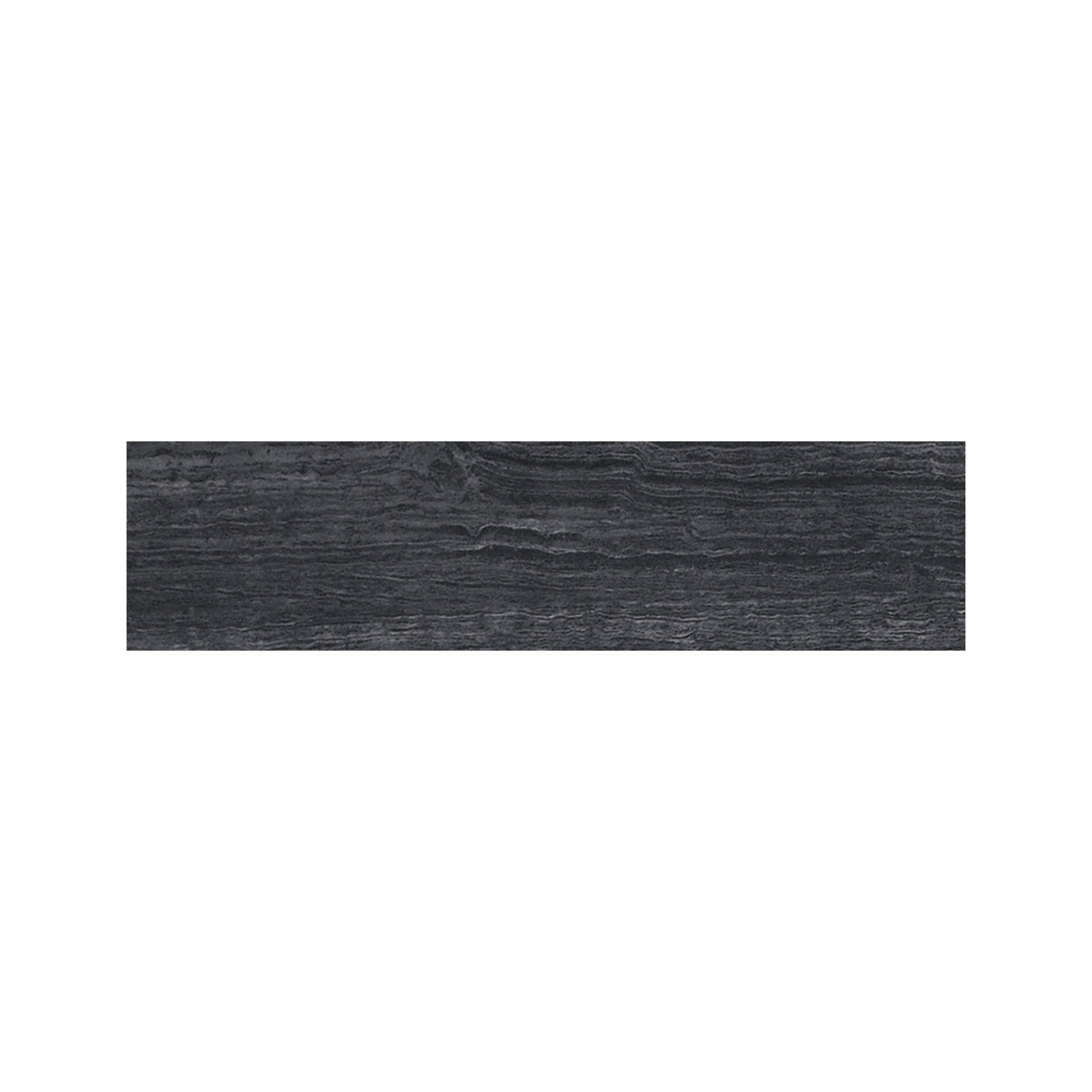 Stratos 3x12 Matte Porcelain Bullnose Tile in Antracite